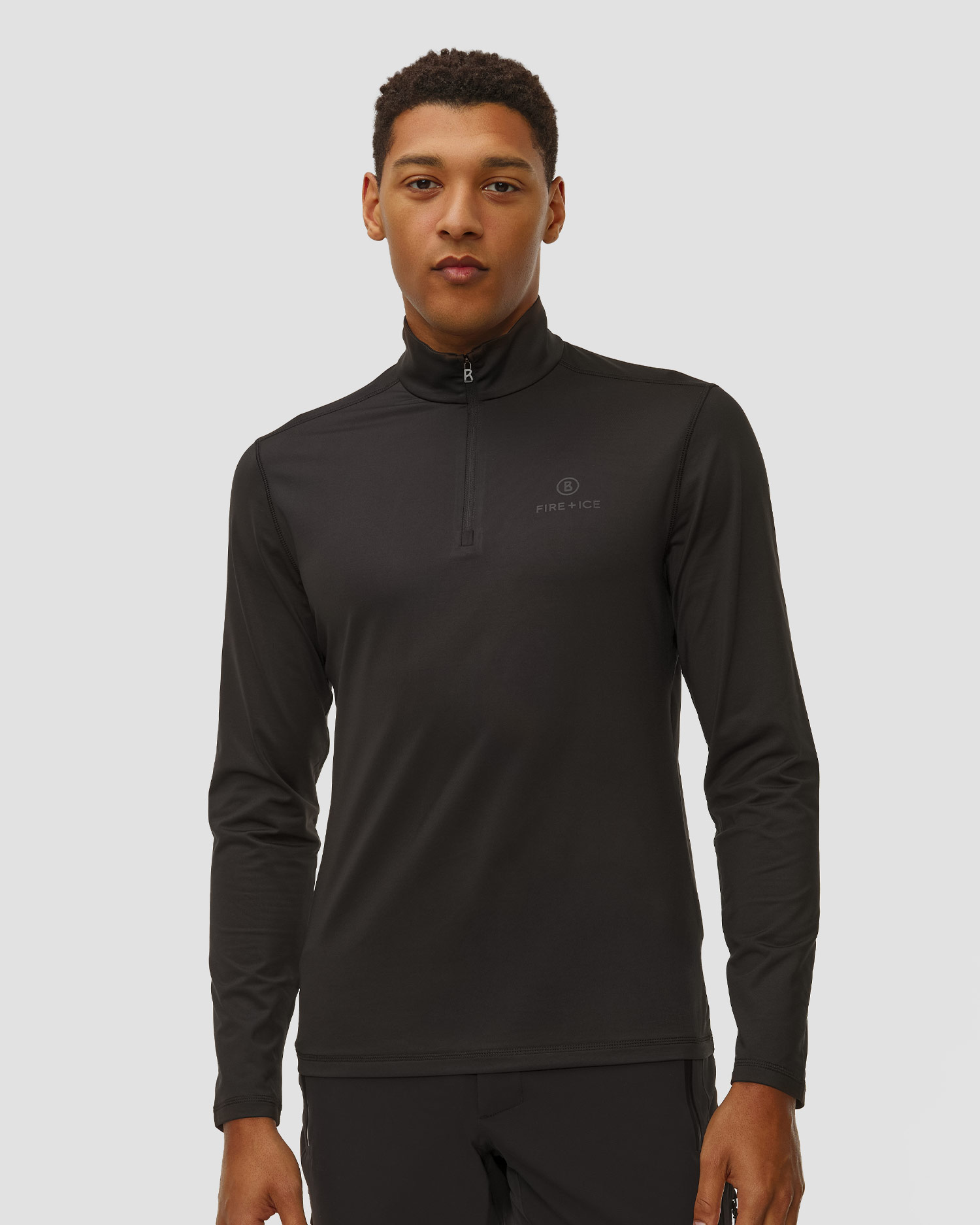 Czarny golf narciarski męski BOGNER FIRE+ICE Pascal