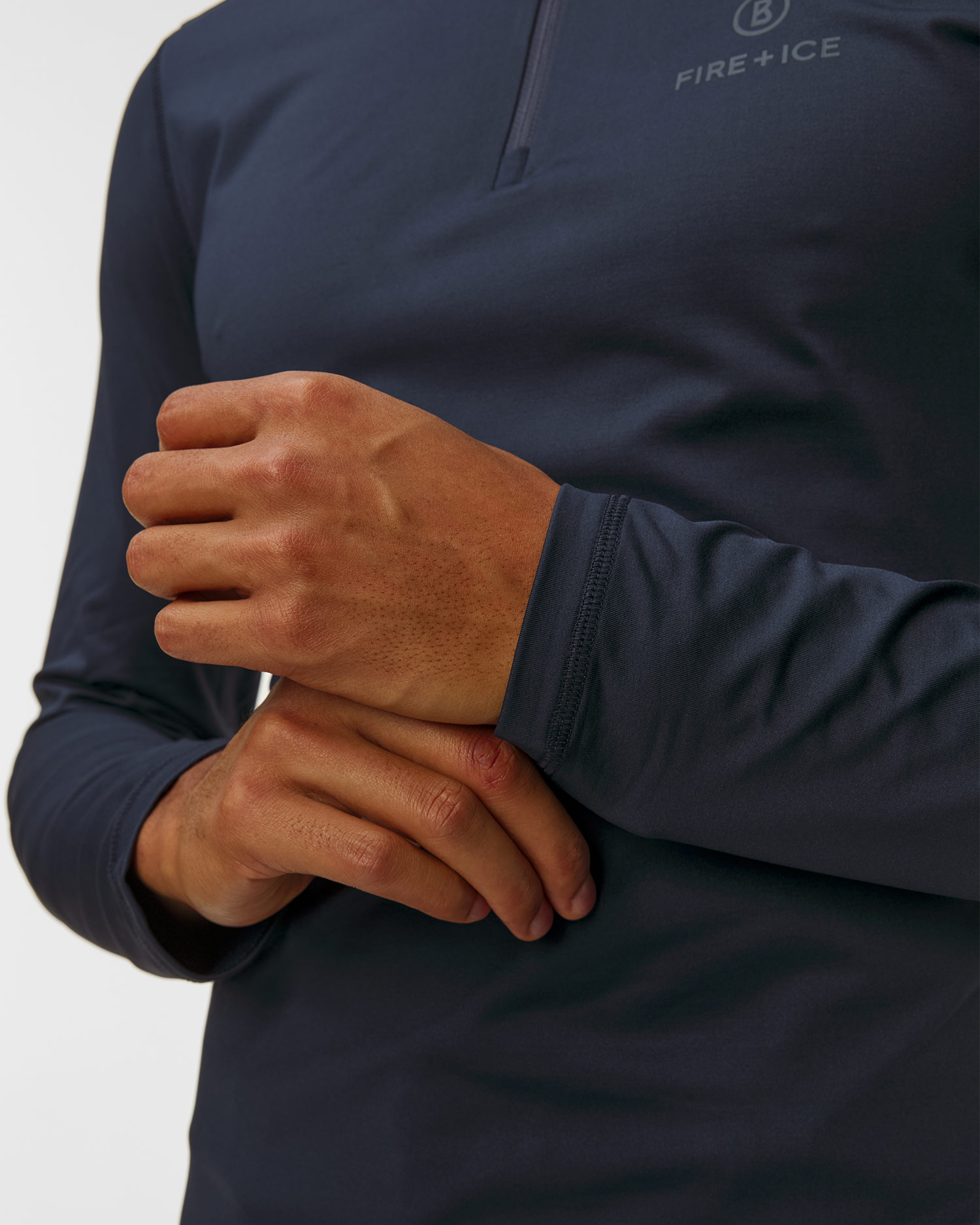 Tmavě modrý pánský lyžařský rolák BOGNER FIRE+ICE Pascal