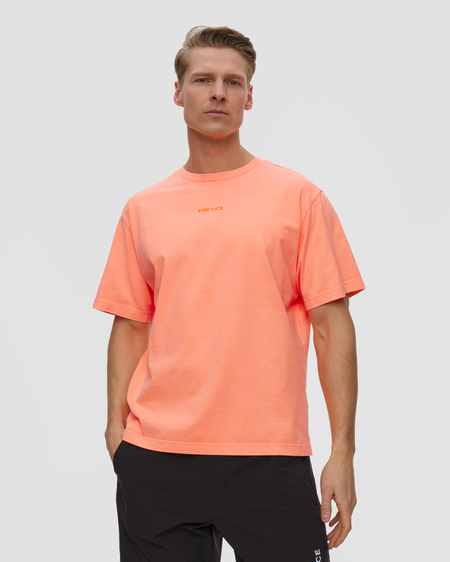 Pánské tričko BOGNER FIRE + ICE AVAN2, Barva/Vzor: Pomarańczowy