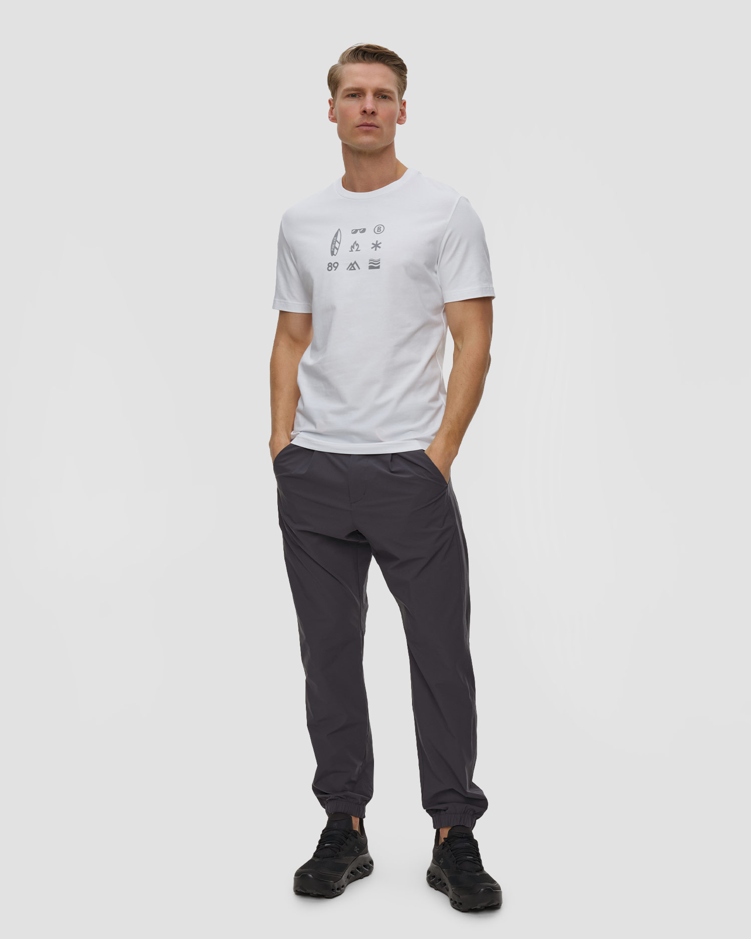 Pánské bílé tričko BOGNER Fire + Ice MATTEO