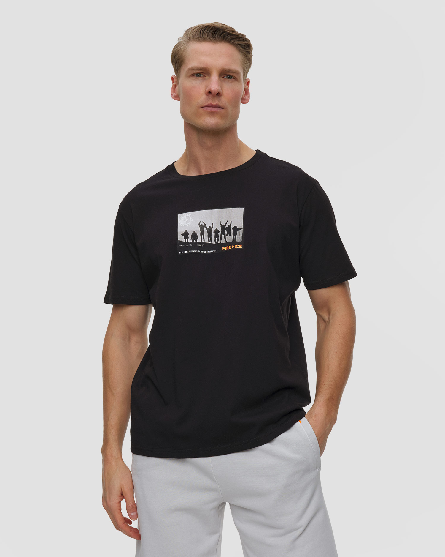 Pánské černé tričko BOGNER FIRE + ICE MICK3