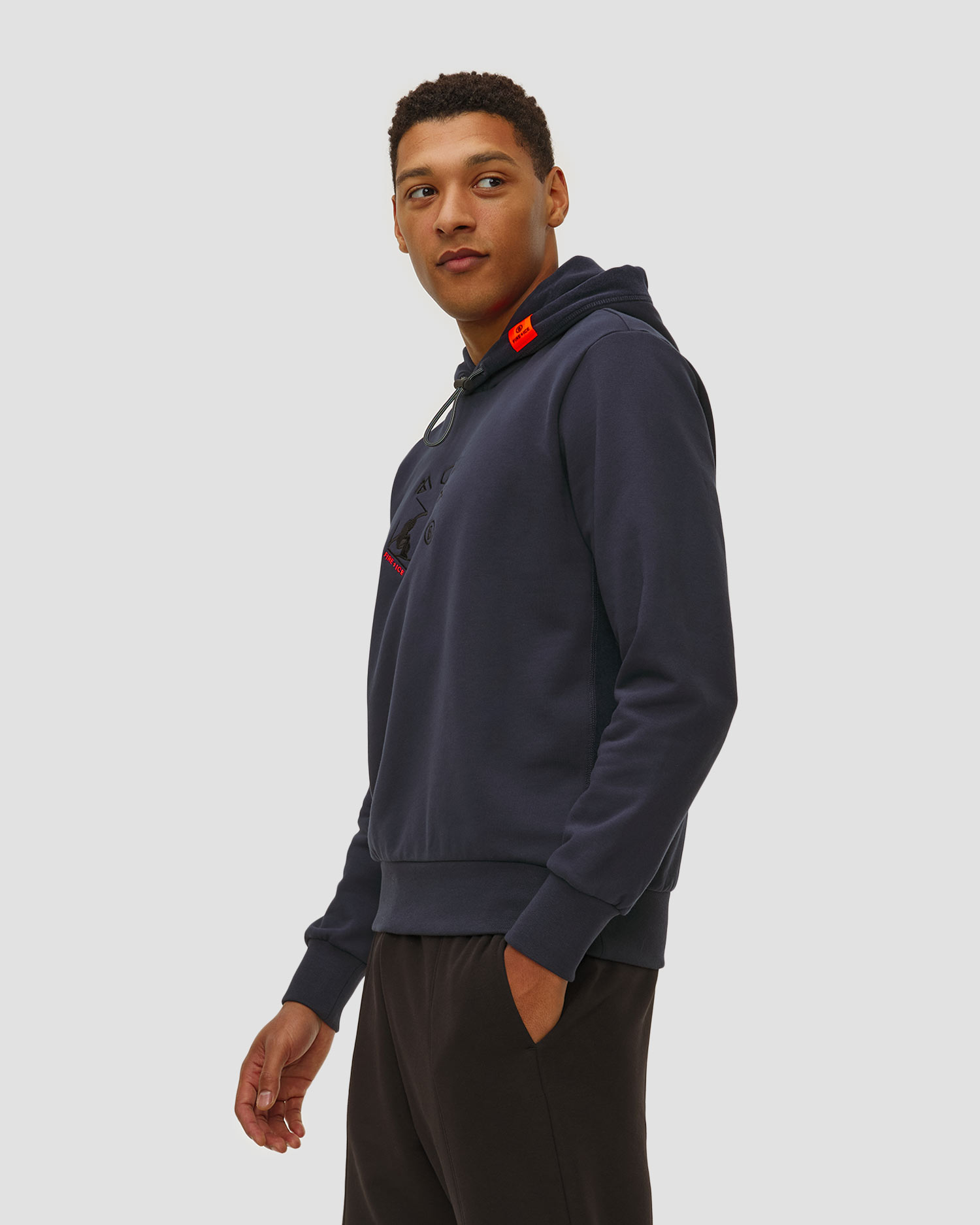 Granatowa bluza z kapturem męska BOGNER FIRE+ICE Kristan