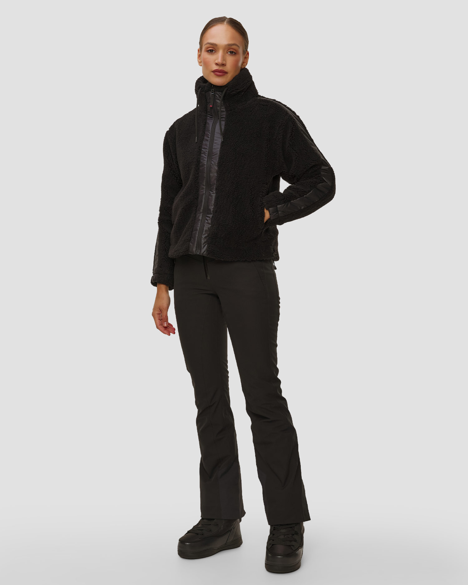 Dámská černá polarová mikina na zip BOGNER FIRE+ICE Ninetta2