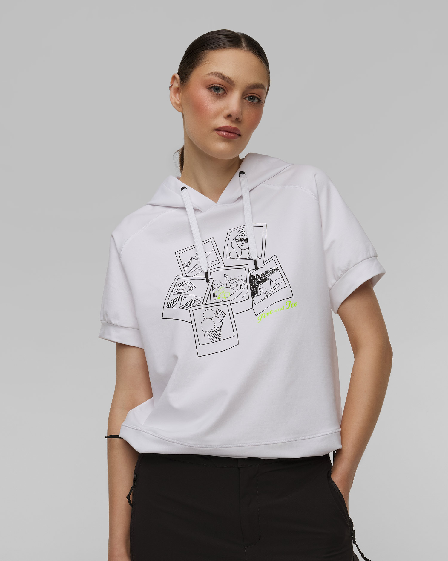 Dámská mikina s krátkými rukávy BOGNER FIRE+ICE Sharon2