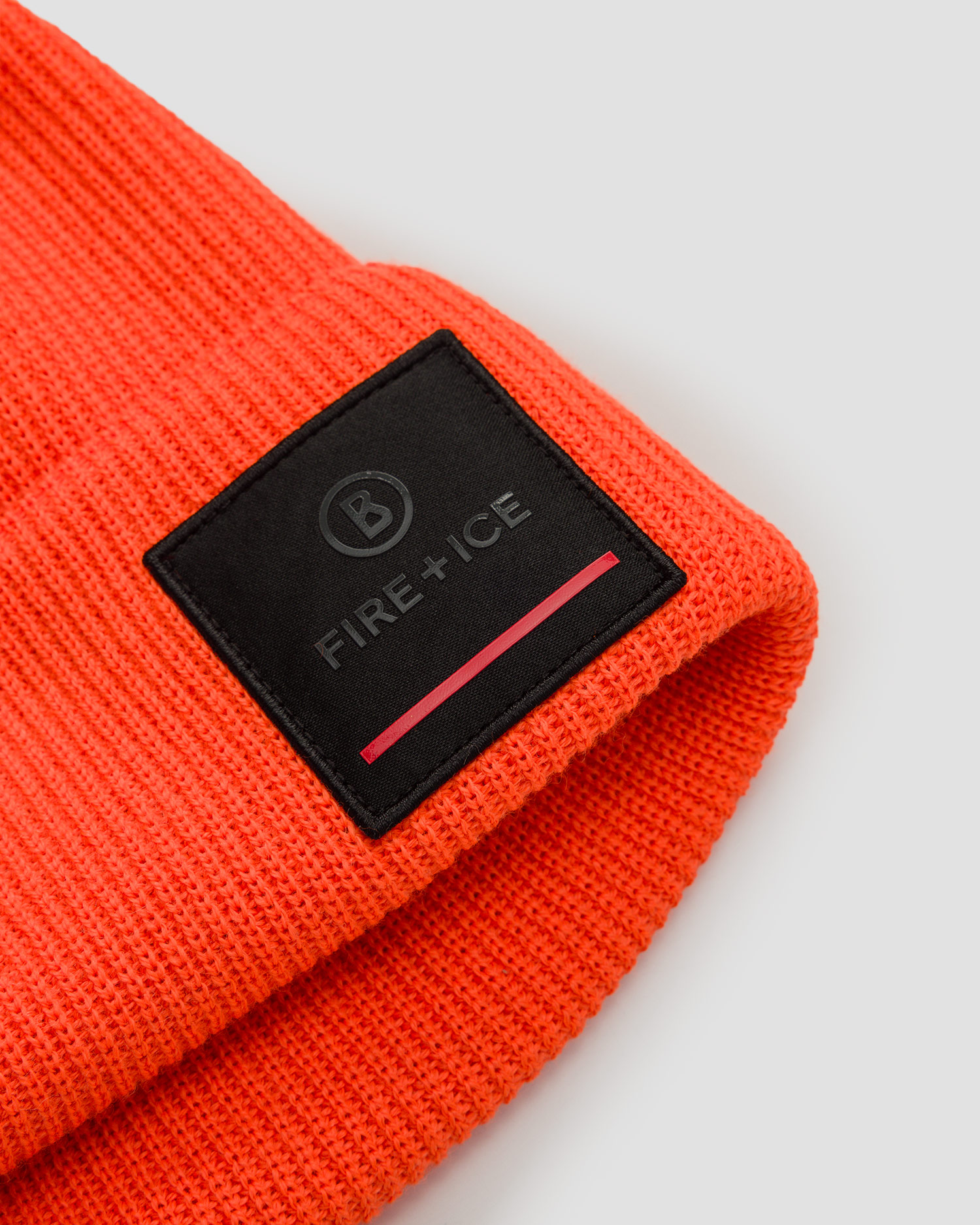 Bonnet en laine rouge pour hommes BOGNER FIRE+ICE Tarek