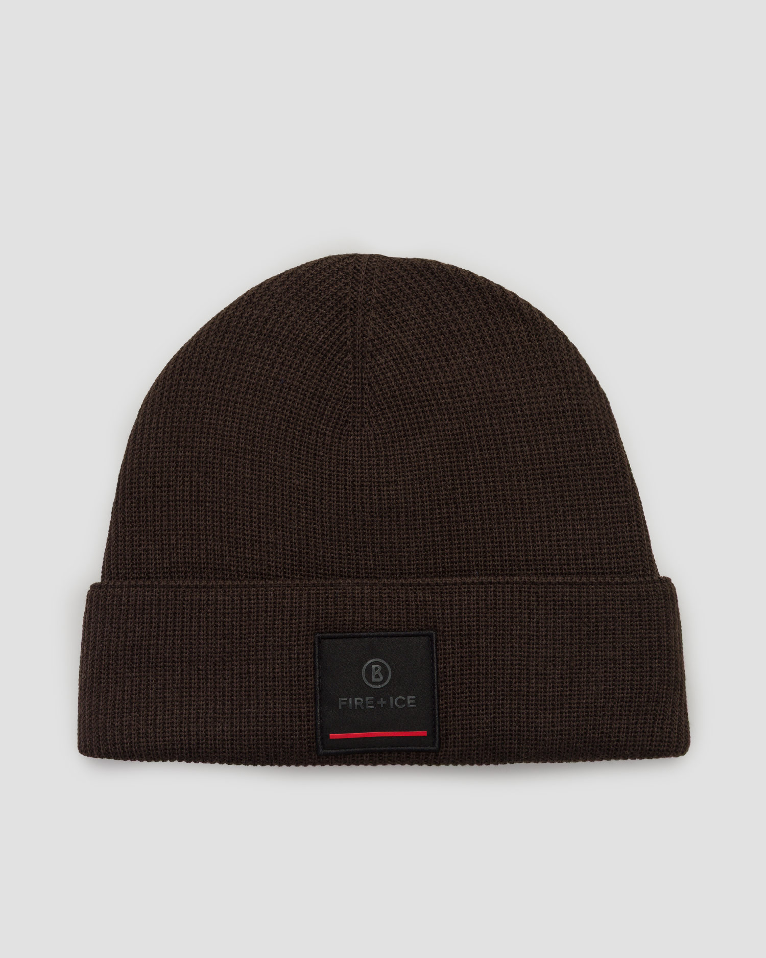 Bonnet en laine marron pour hommes BOGNER FIRE+ICE Tarek