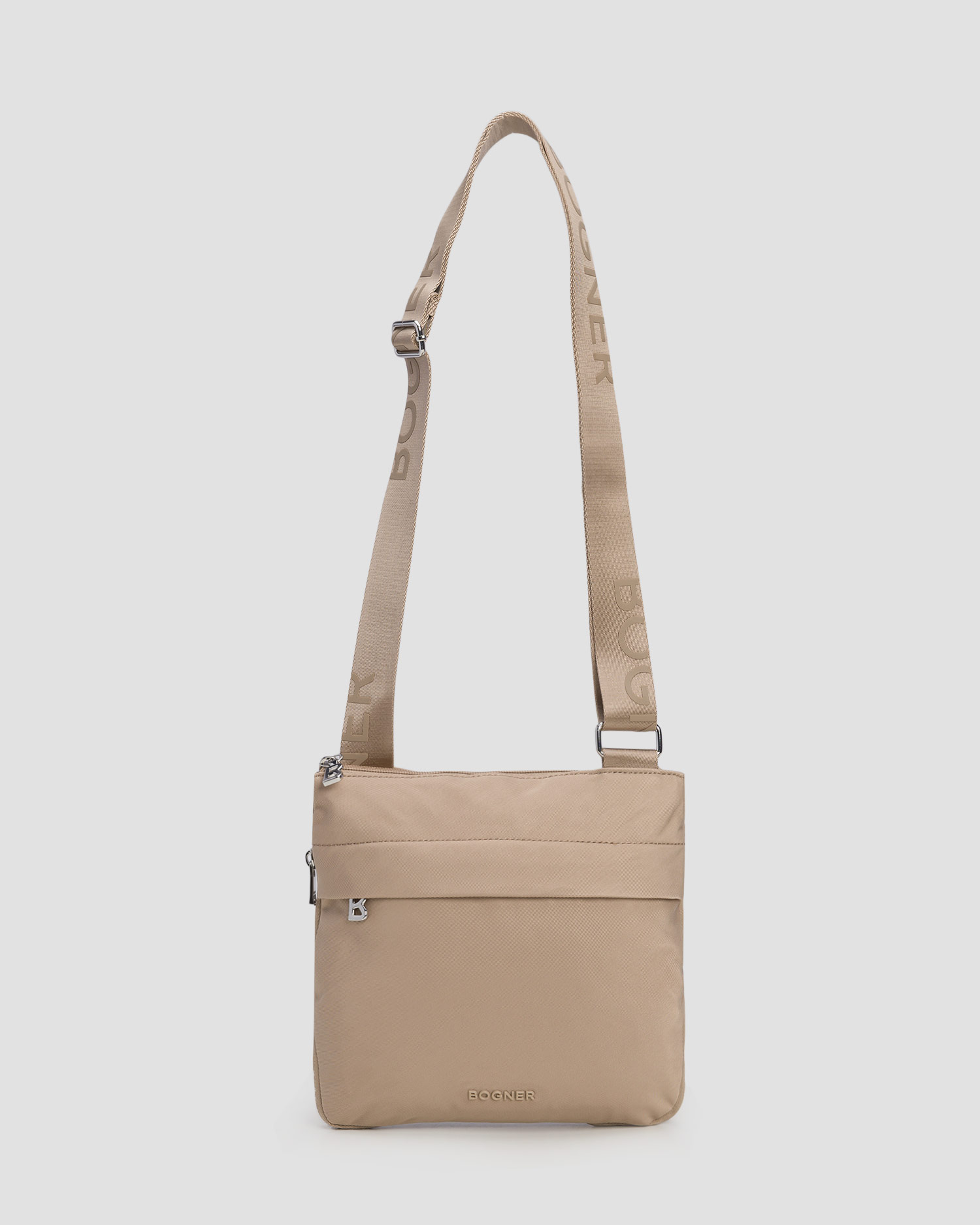 Borsa a spalla da donna BOGNER Serena, Colore/Disegno: Beżowy