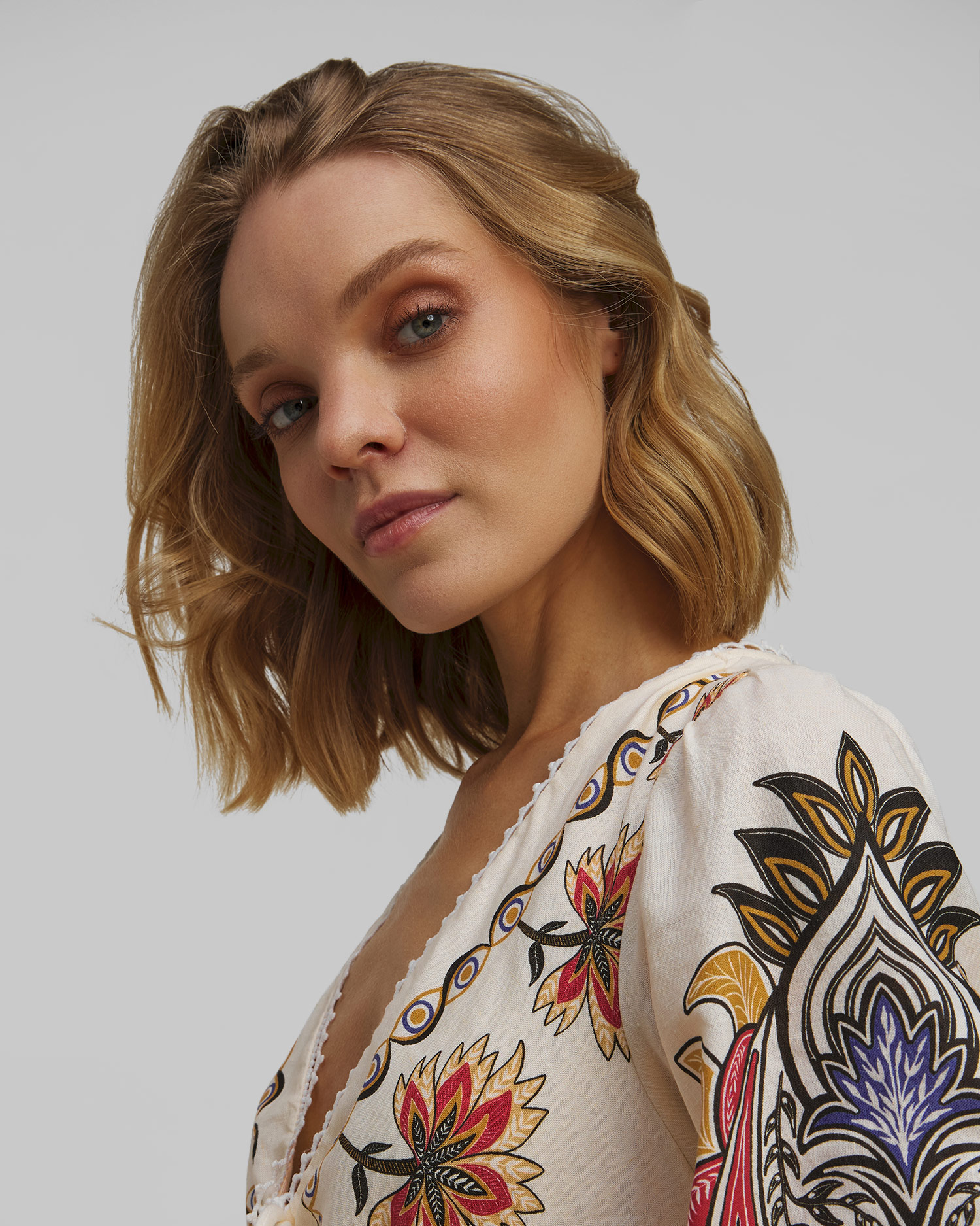 Robe maxi Farm Rio Boho Glam Lenzing™ Ecovero™ Euroflax™