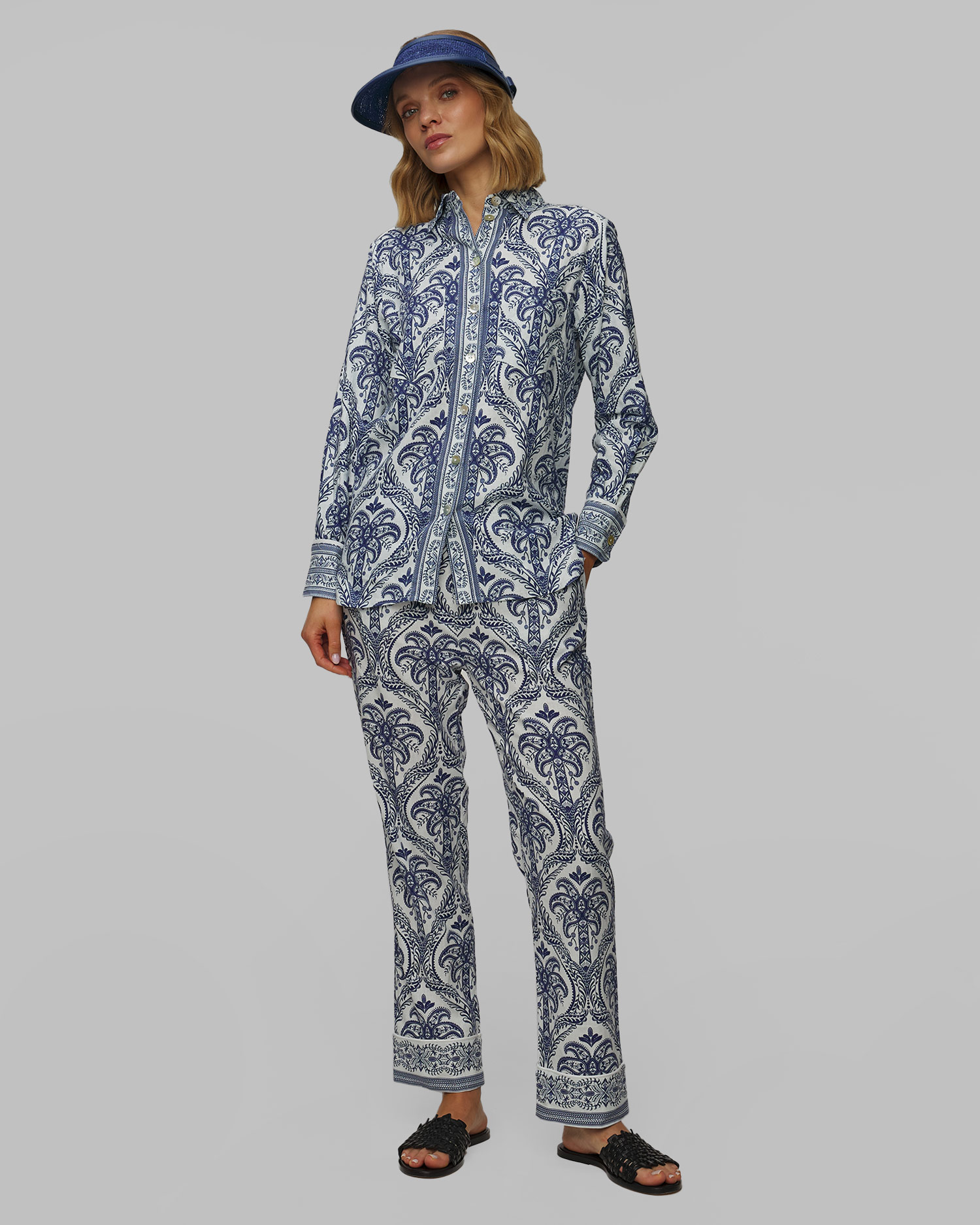 Pantalon pour femmes Farm Rio Tropical Cameo Euroflax™ Lenzing™ Ecovero™