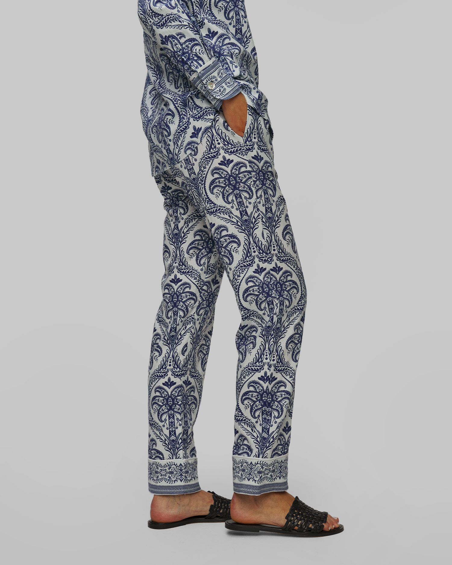 Pantalon pour femmes Farm Rio Tropical Cameo Euroflax™ Lenzing™ Ecovero™