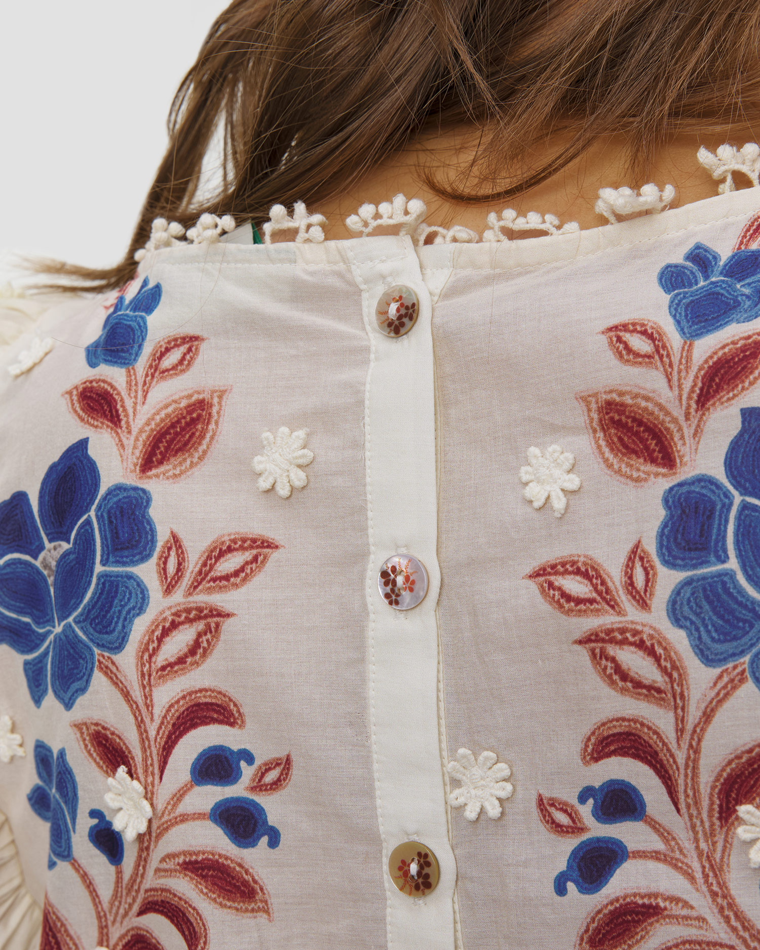 Chemise brodée Farm Rio