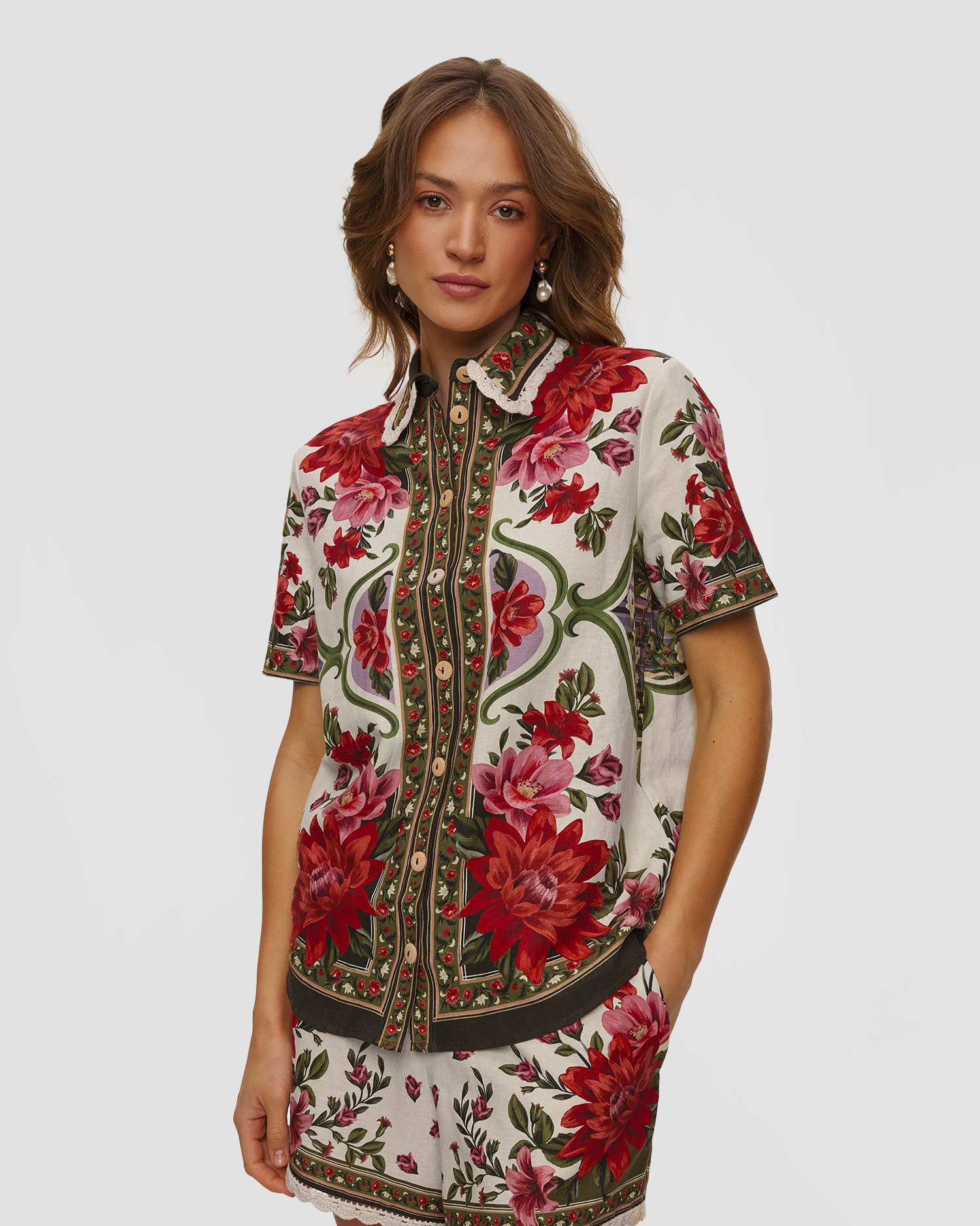 Women's linen shirt Farm Rio