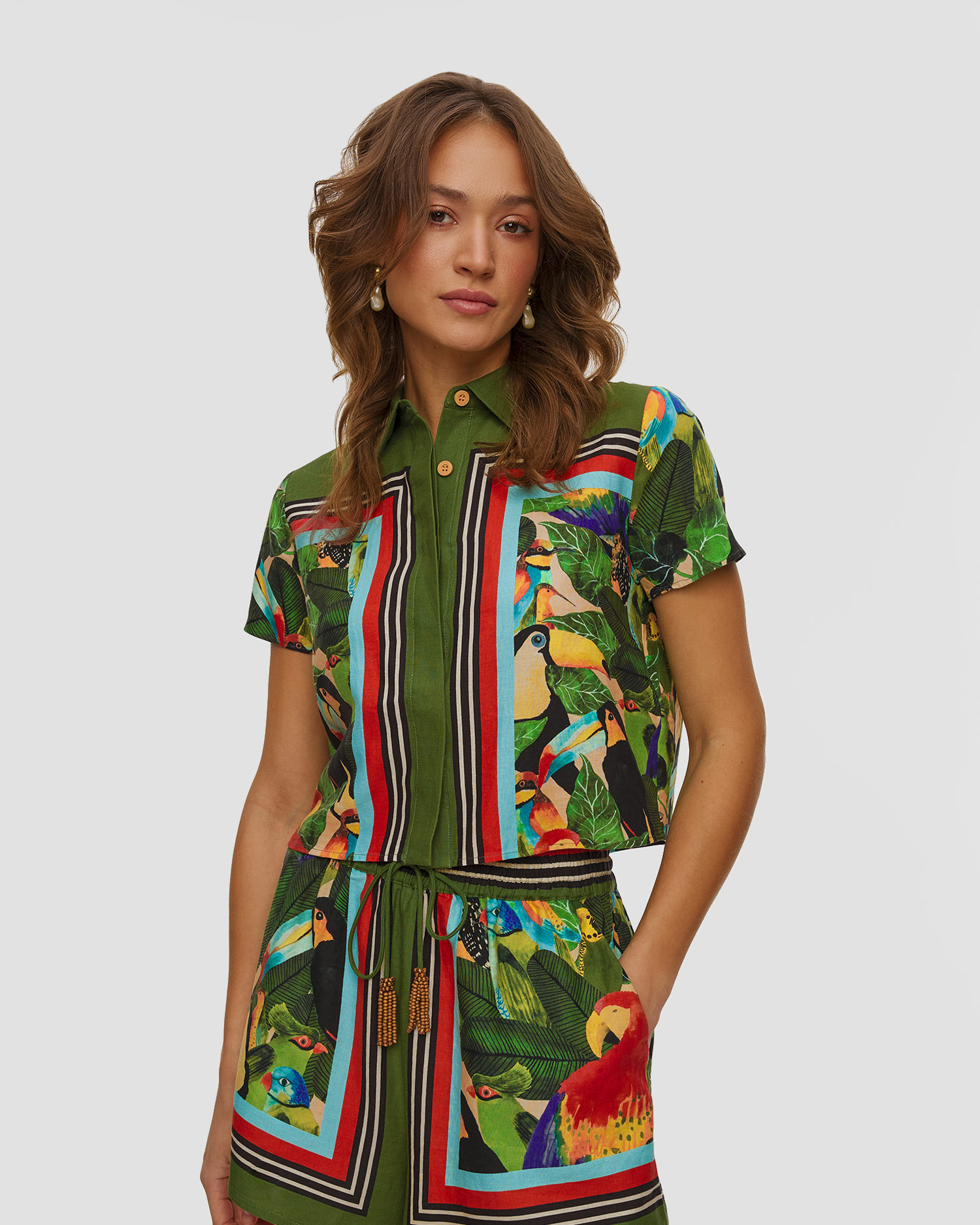 Women's linen shirt Farm Rio