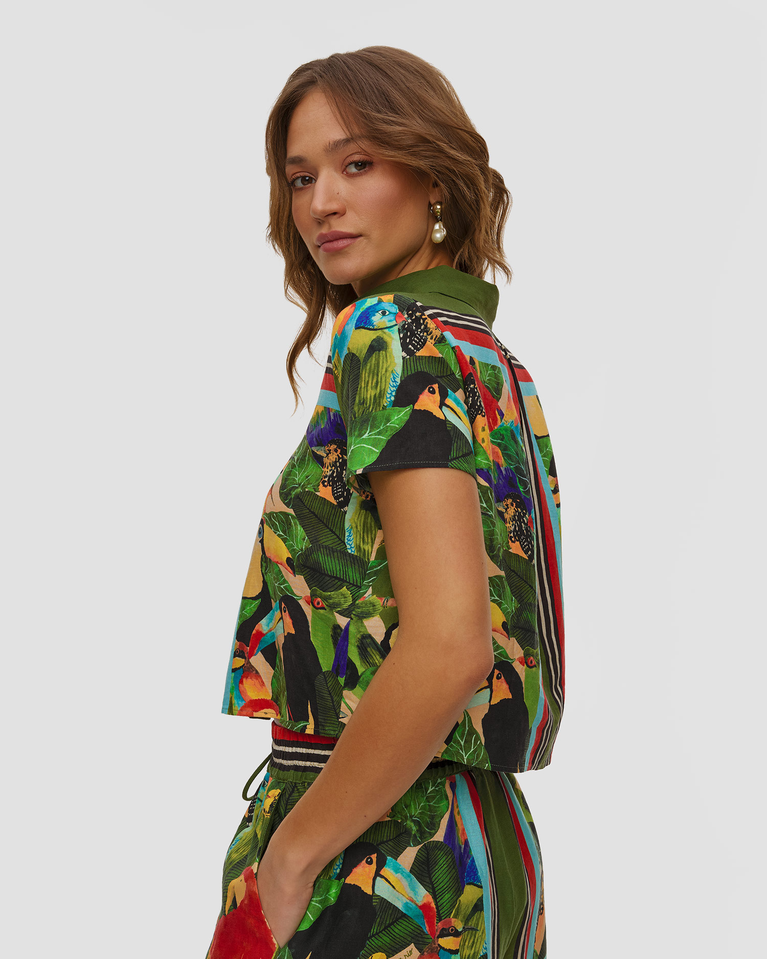 Women's linen shirt Farm Rio