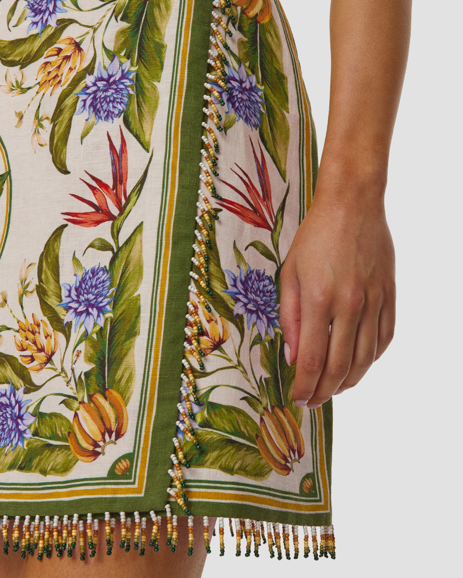 Rochie din in pentru femei Farm Rio