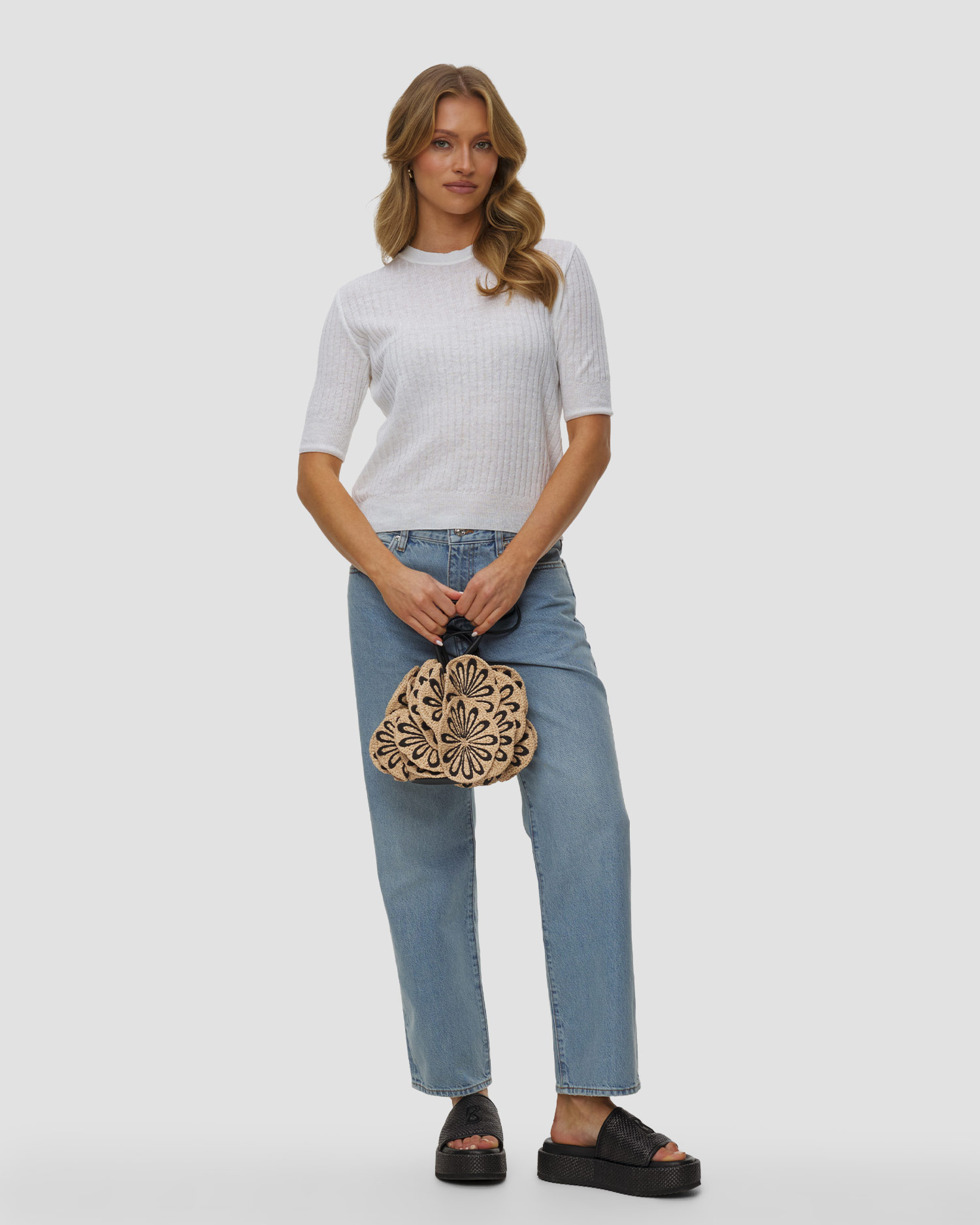 FARM Rio Tasche aus Raffia