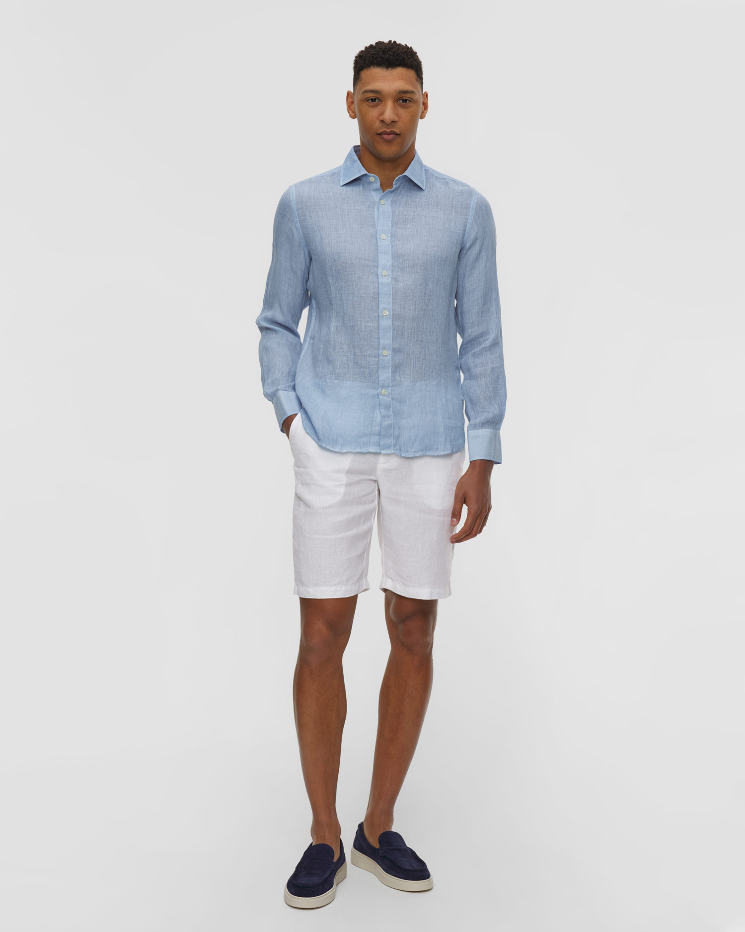Men's linen shirt 120% Lino Slim Fit Shirt