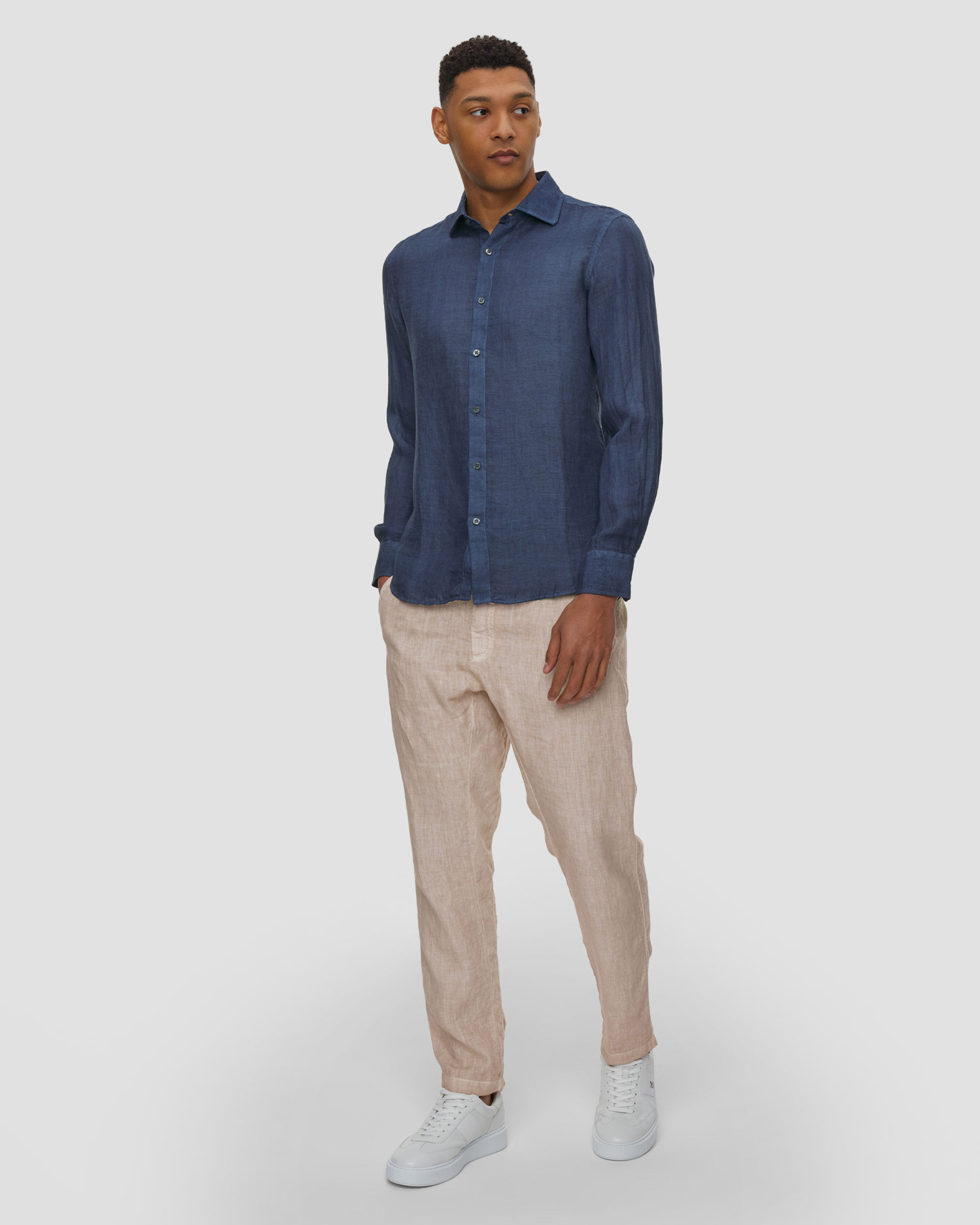 Men's linen shirt 120% Lino Slim Fit Shirt