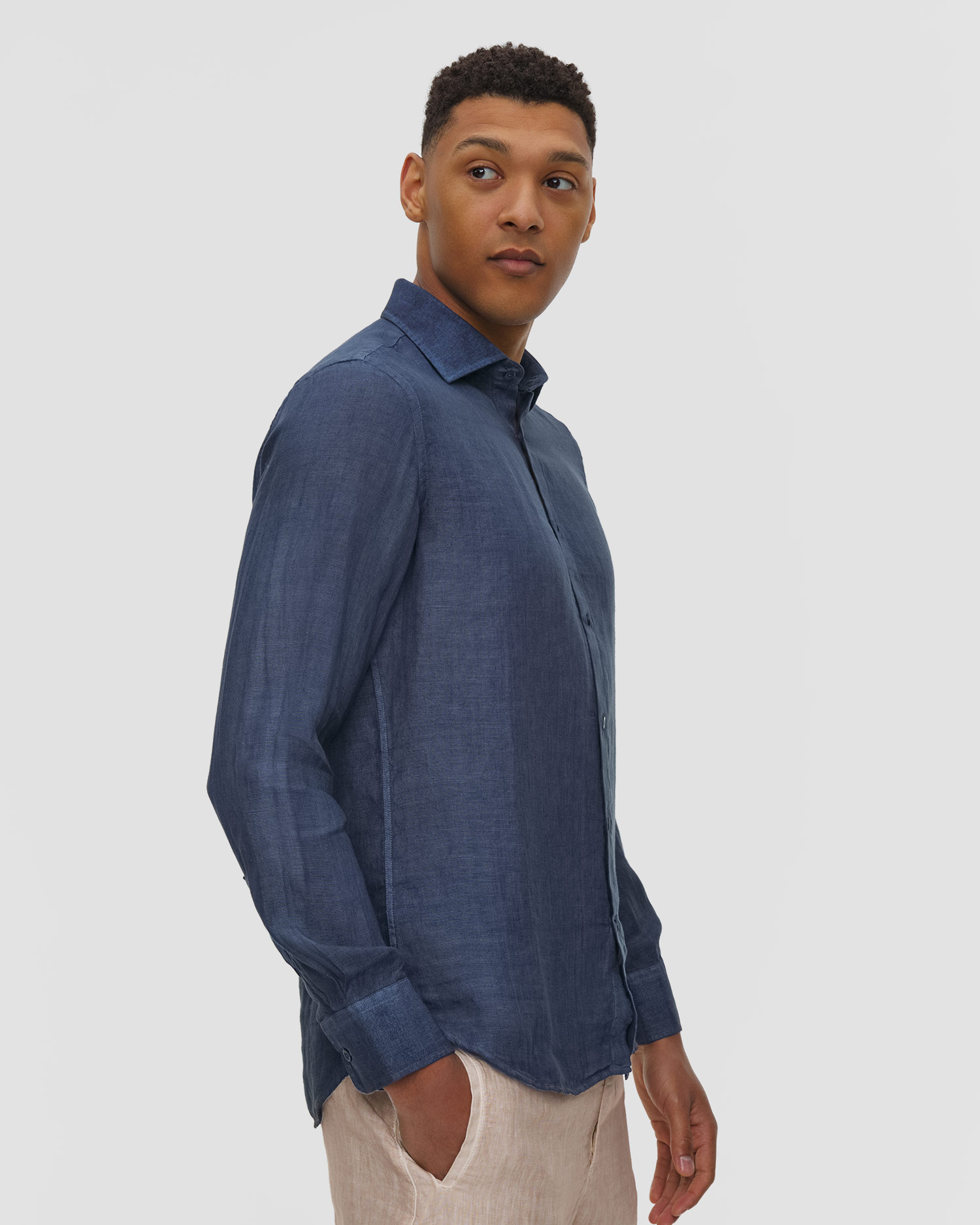 Men's linen shirt 120% Lino Slim Fit Shirt