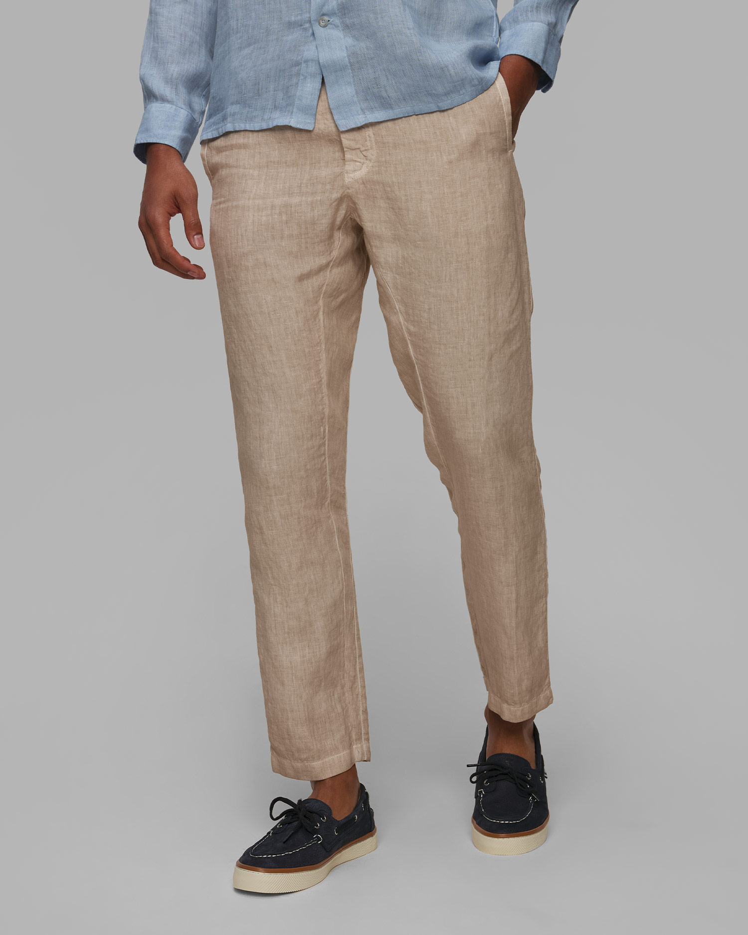 Pánske ľanové nohavice 120% Lino Drawstring Pants