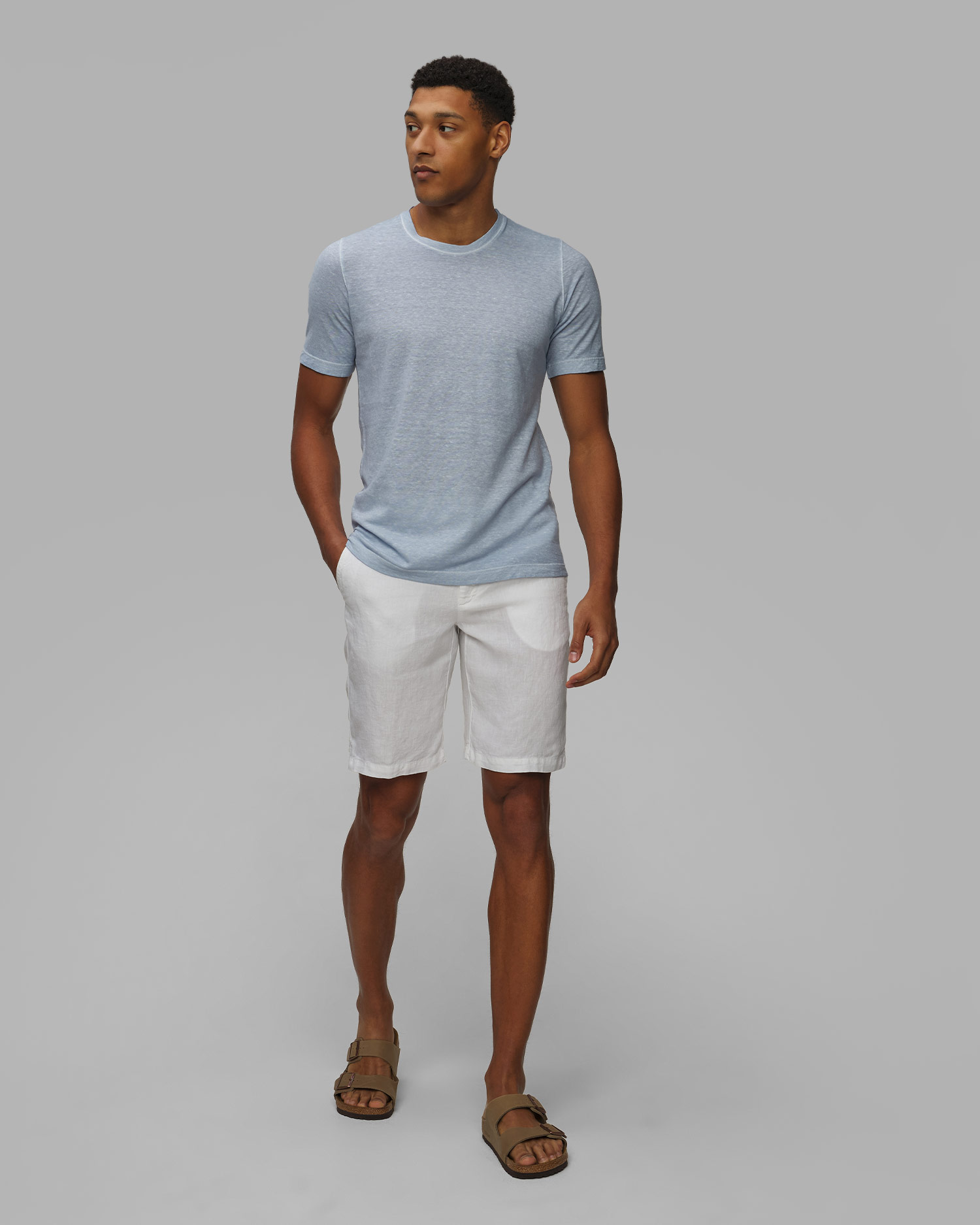 Men's linen shorts 120% Lino Slim Fit Chino Shorts