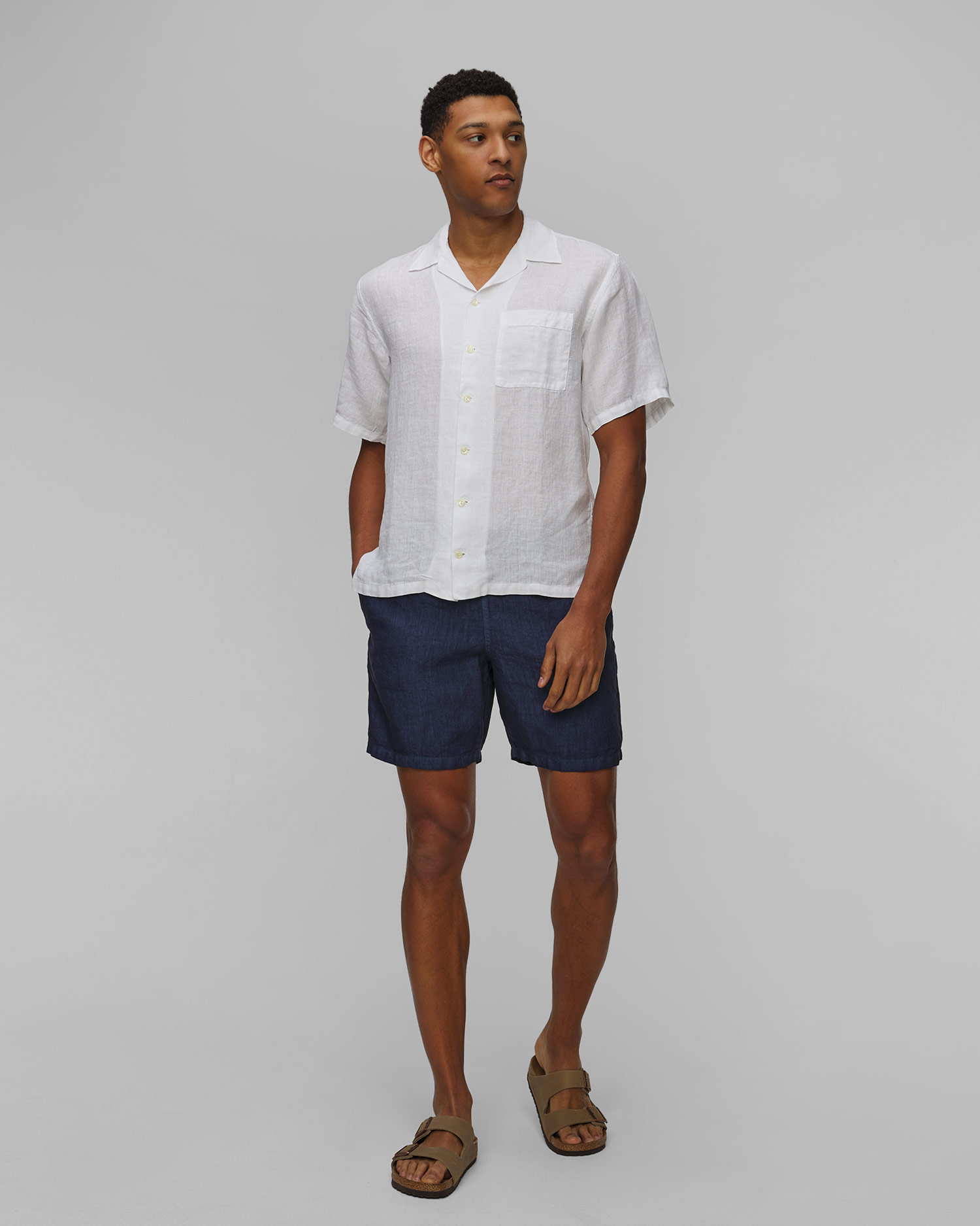 Men's linen 120% Lino Bermuda Shorts