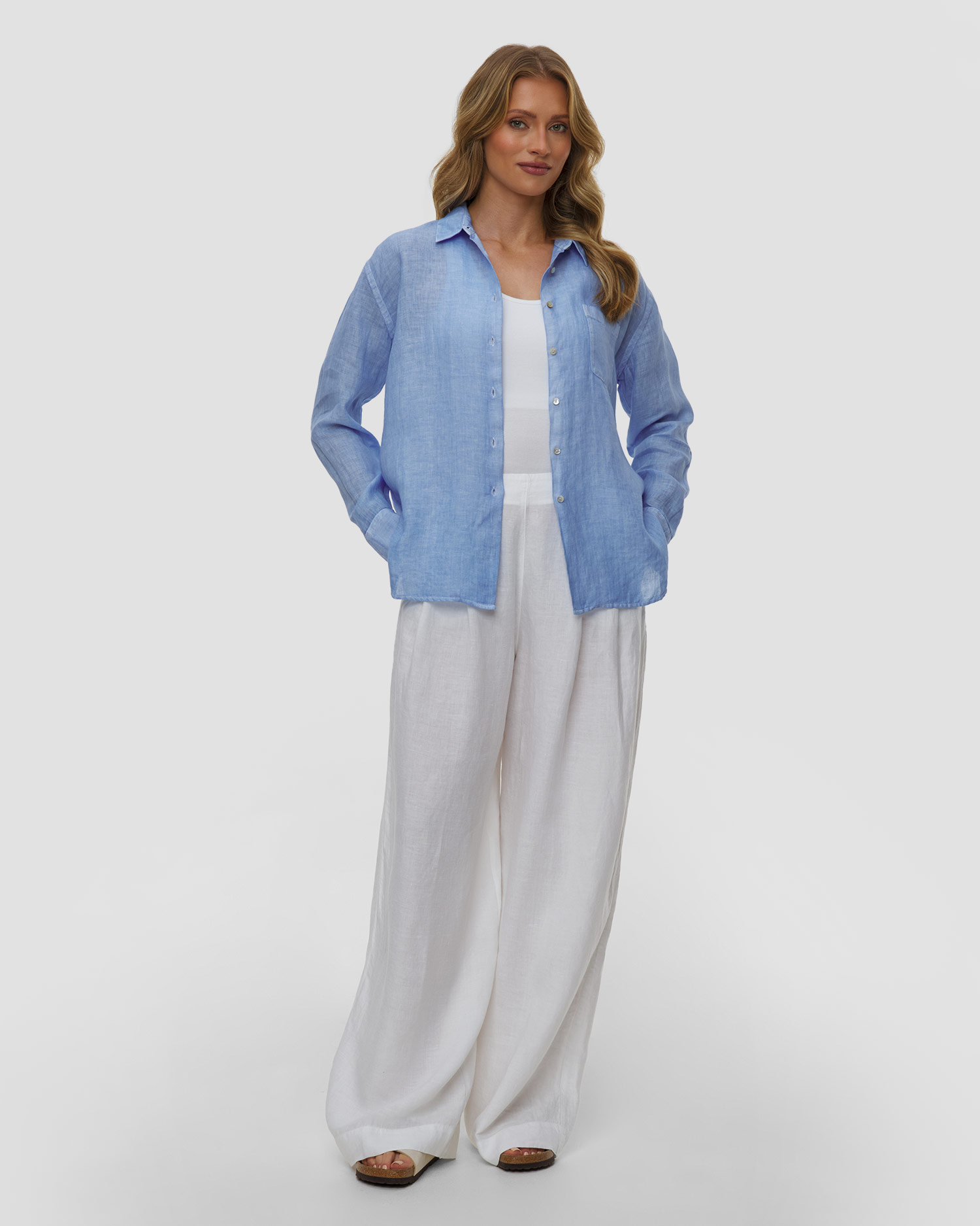 Chemise en lin pour femmes 120% Lino