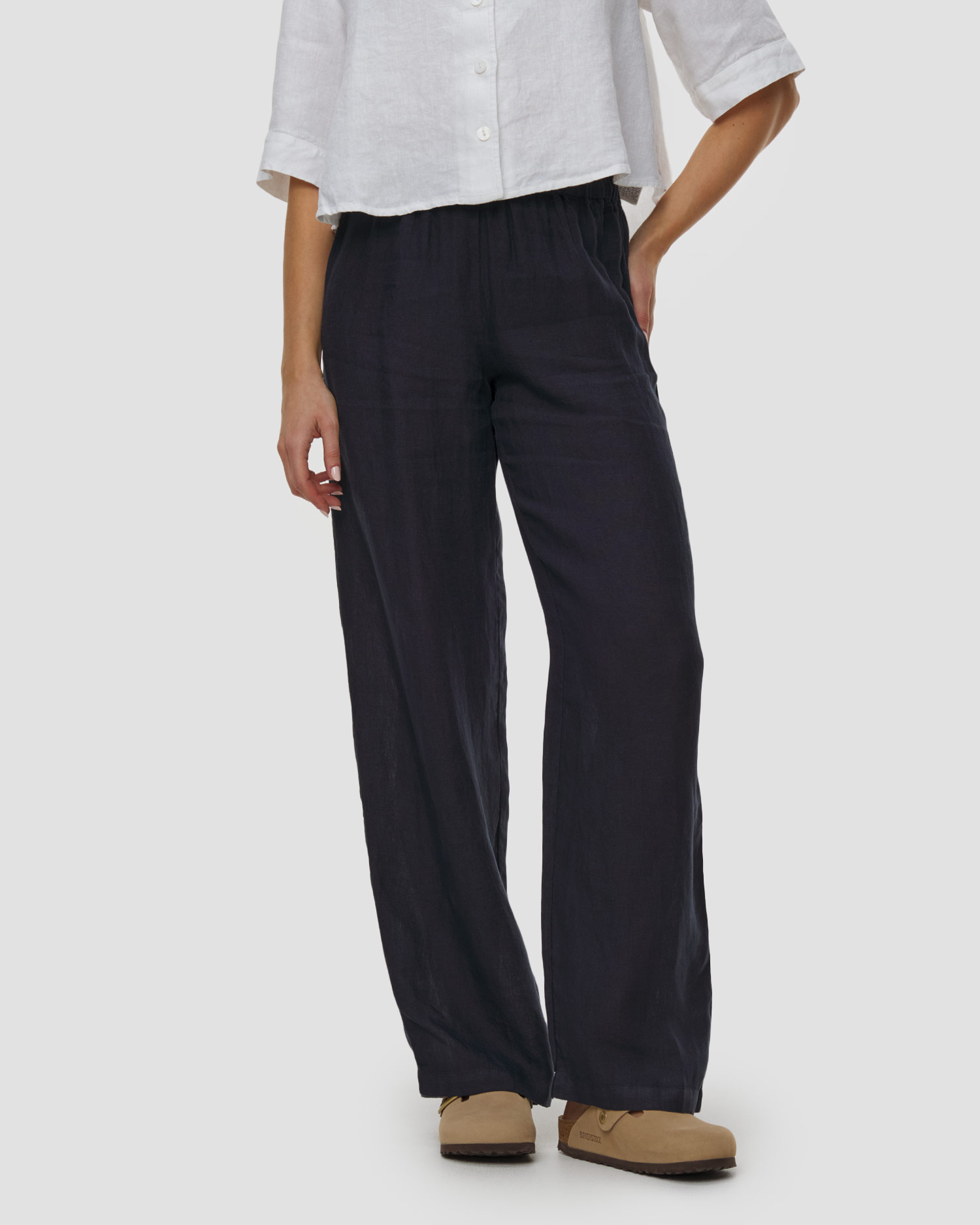 Lniane spodnie damskie 120% Lino
