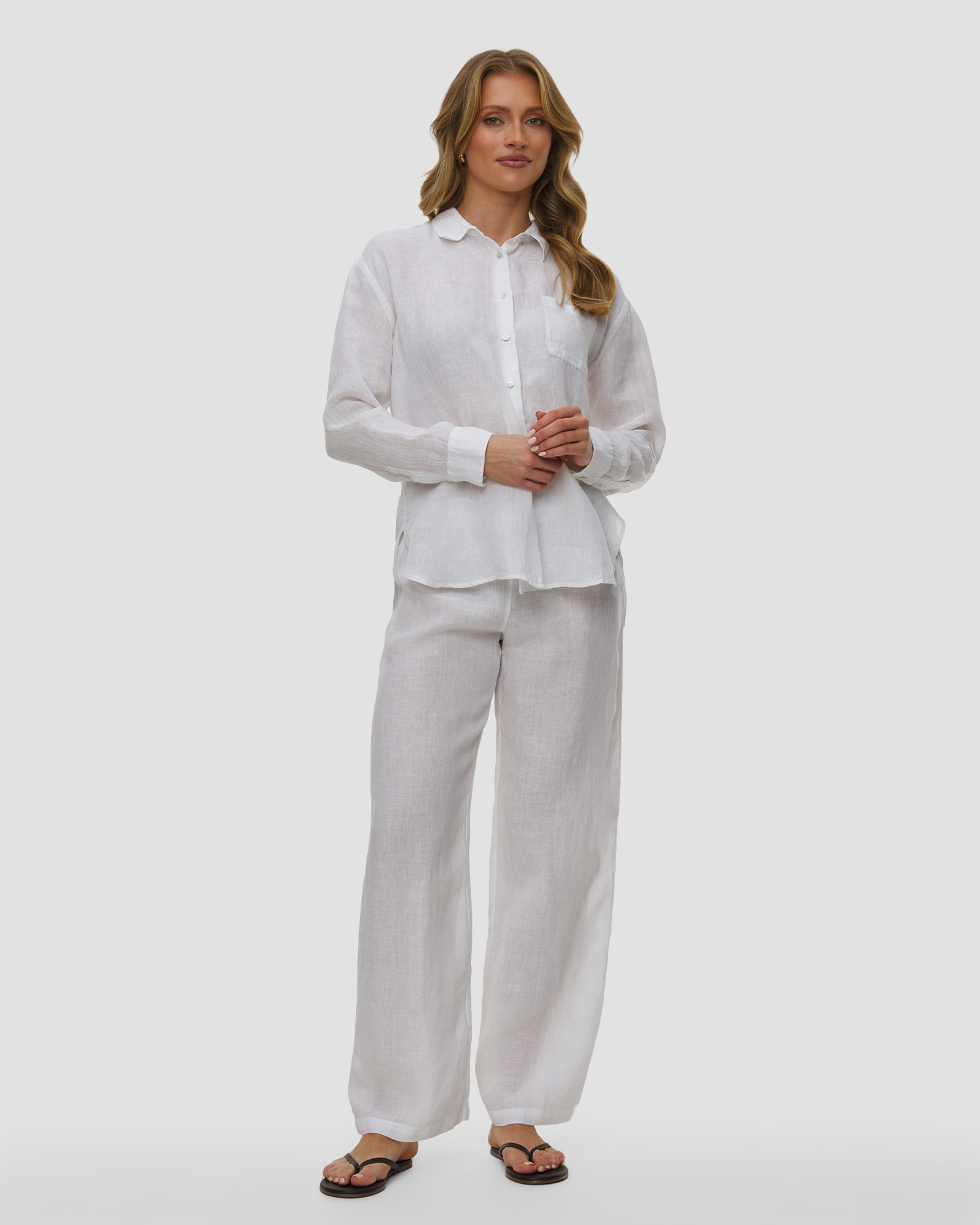 Women's linen trousers 120% Lino