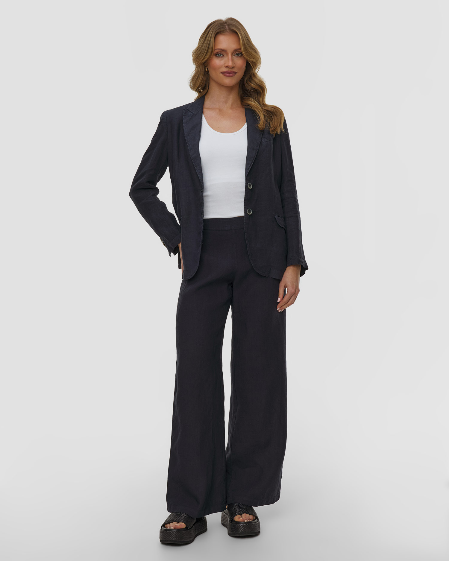 Pantalon en lin pour femmes 120% Lino