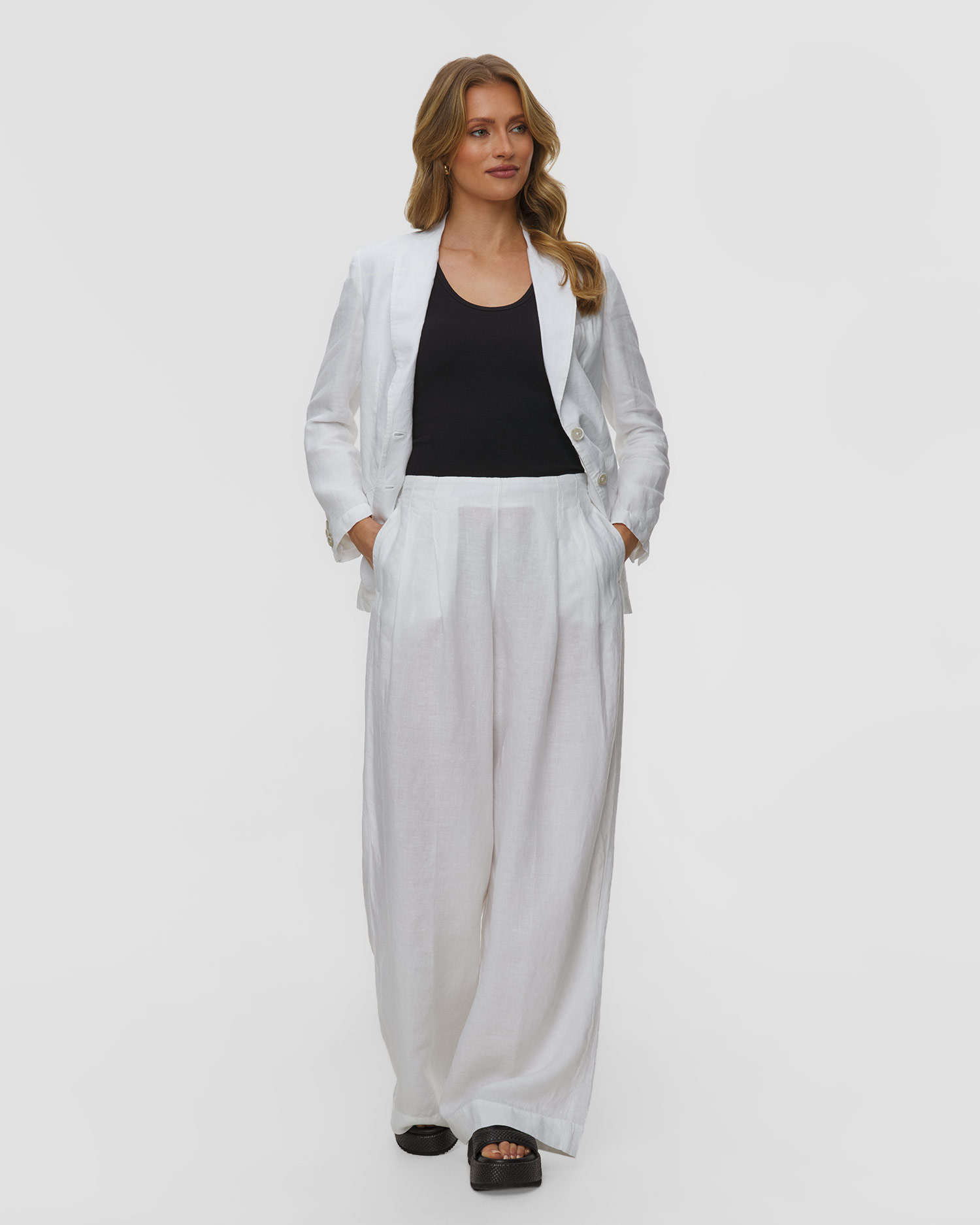 Women's linen trousers 120% Lino