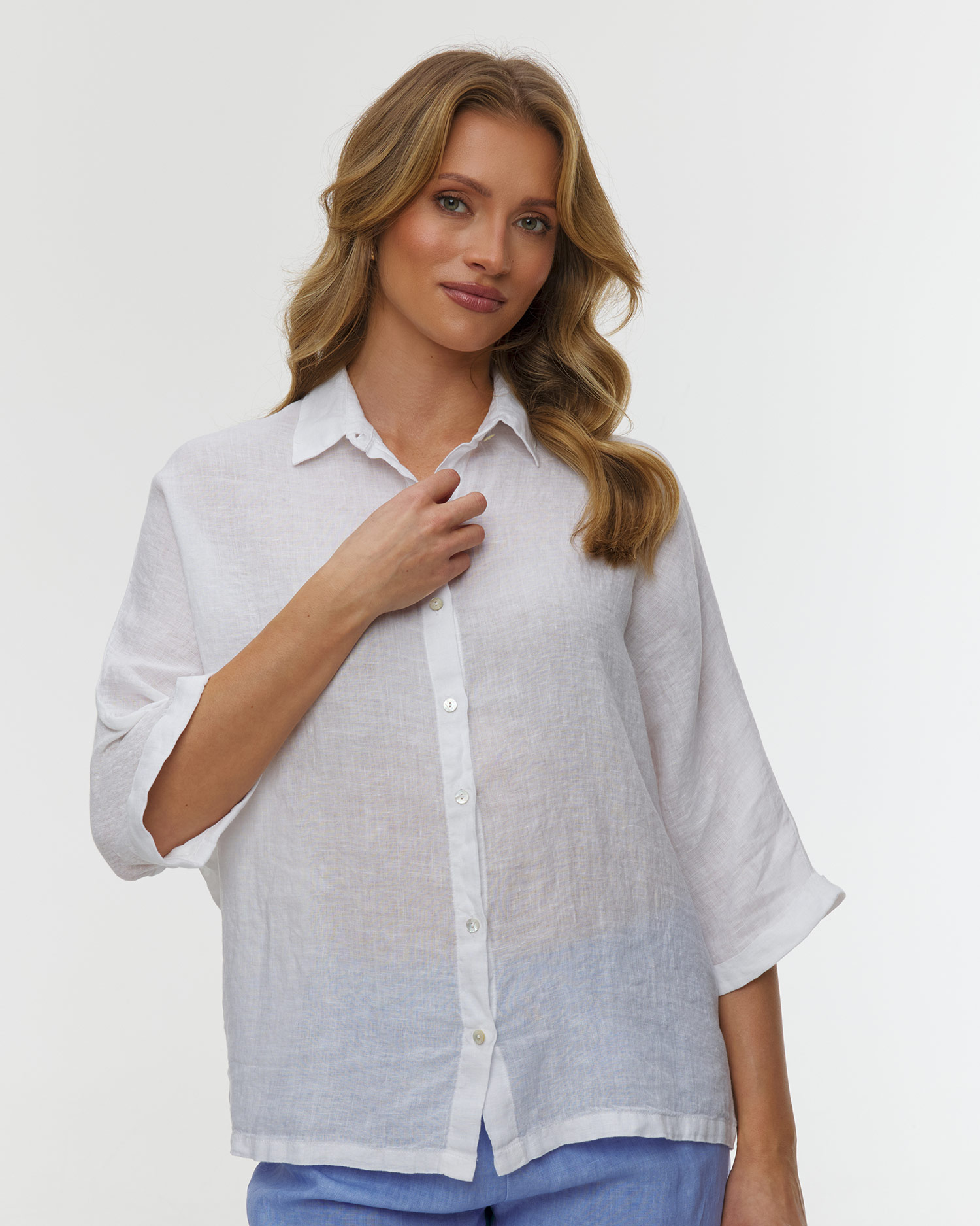 Chemise en lin pour femmes 120% Lino