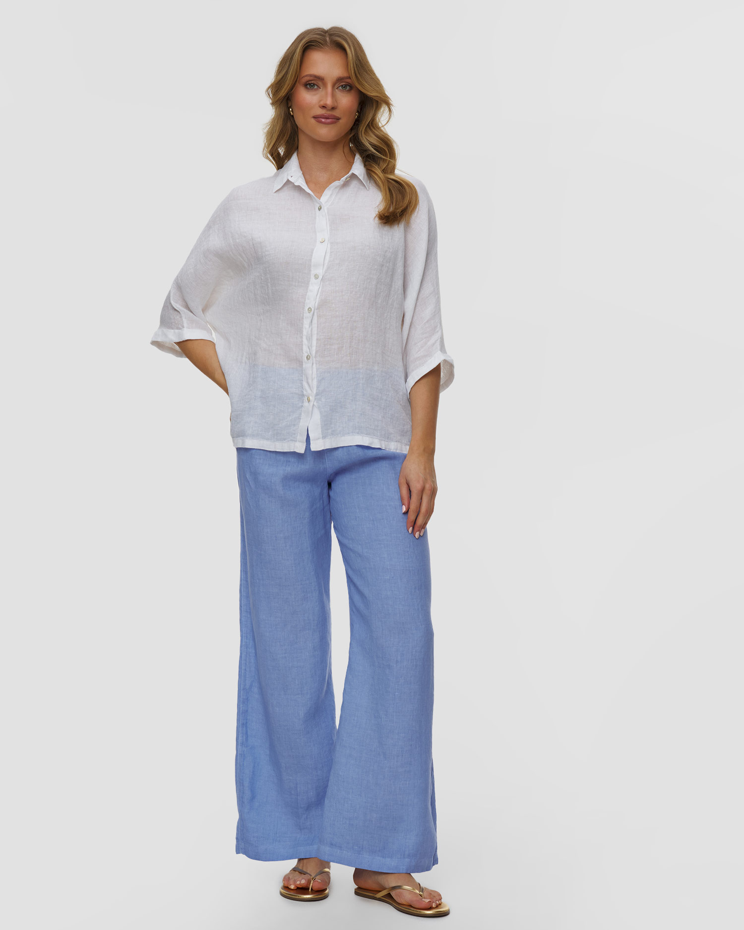 Chemise en lin pour femmes 120% Lino