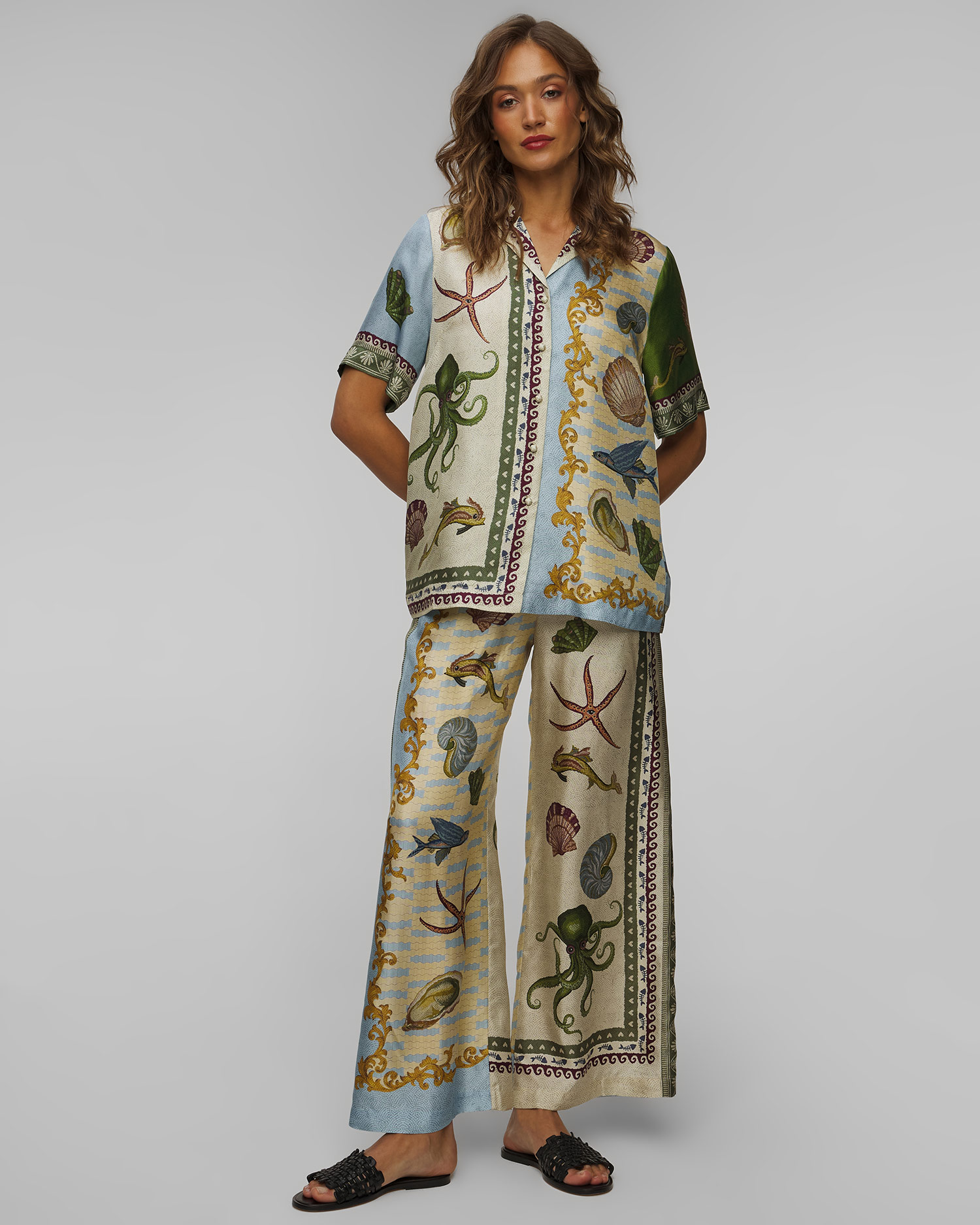 Dámska hodvábna košeľa Alemais Bath House