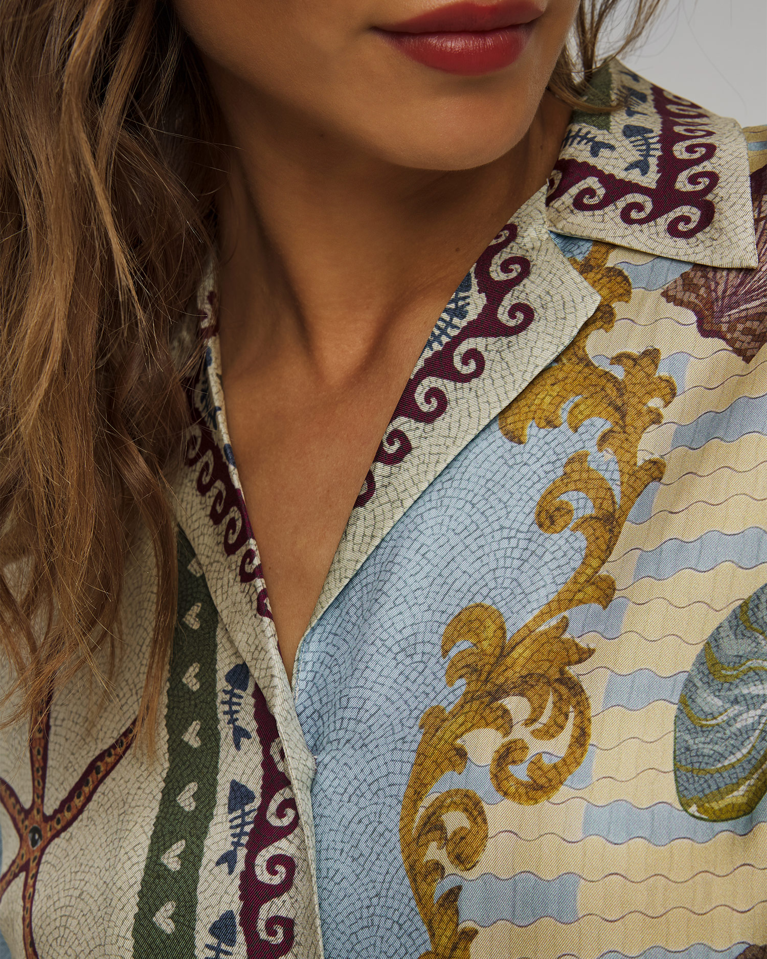 Dámska hodvábna košeľa Alemais Bath House