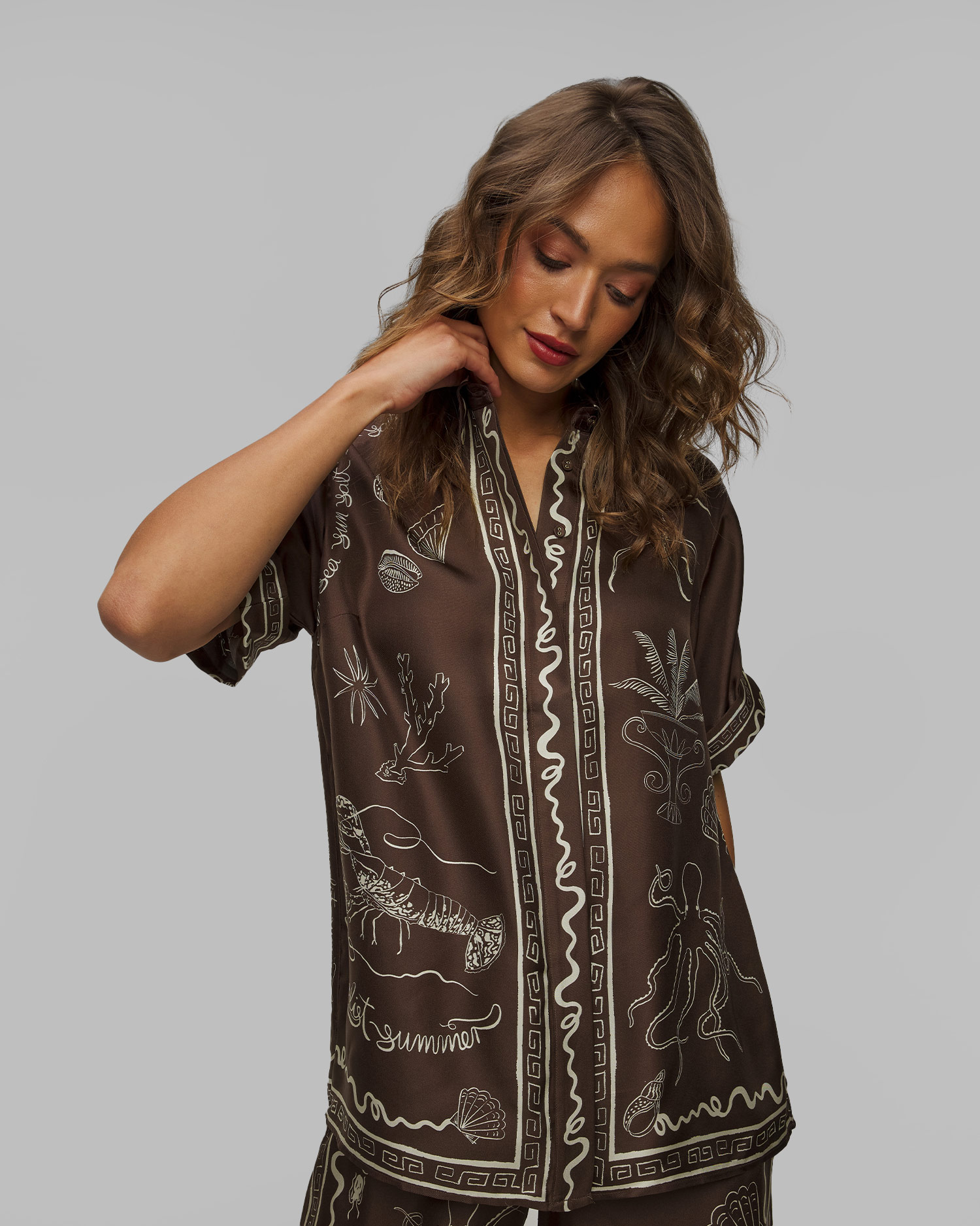 Chemise en soie pour femmes Alemais Sammy