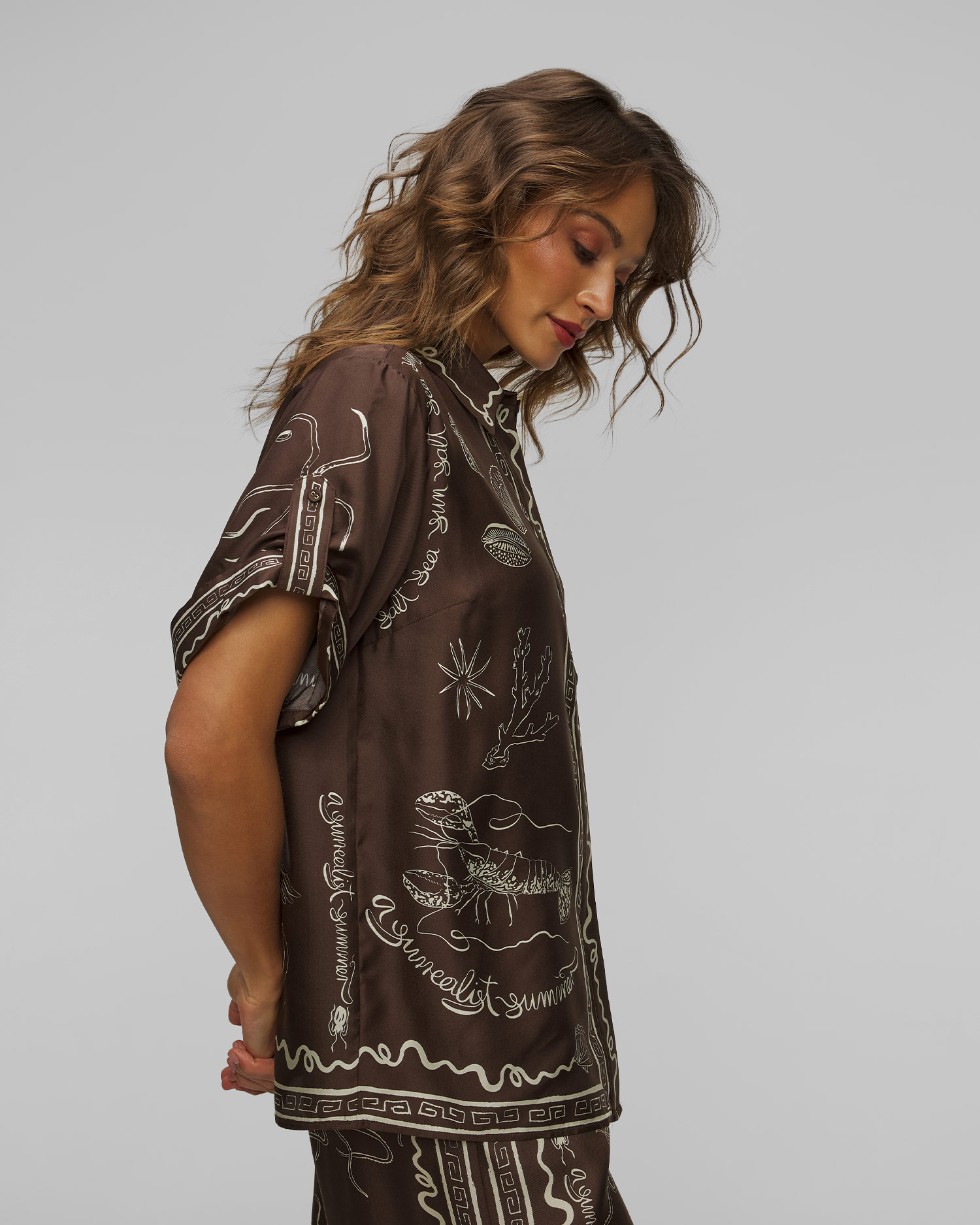 Chemise en soie pour femmes Alemais Sammy