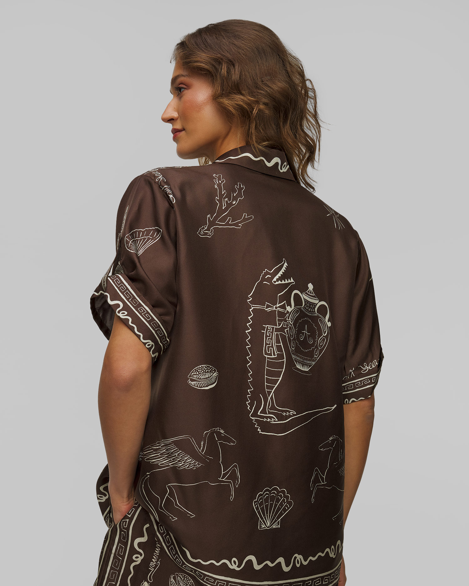 Chemise en soie pour femmes Alemais Sammy