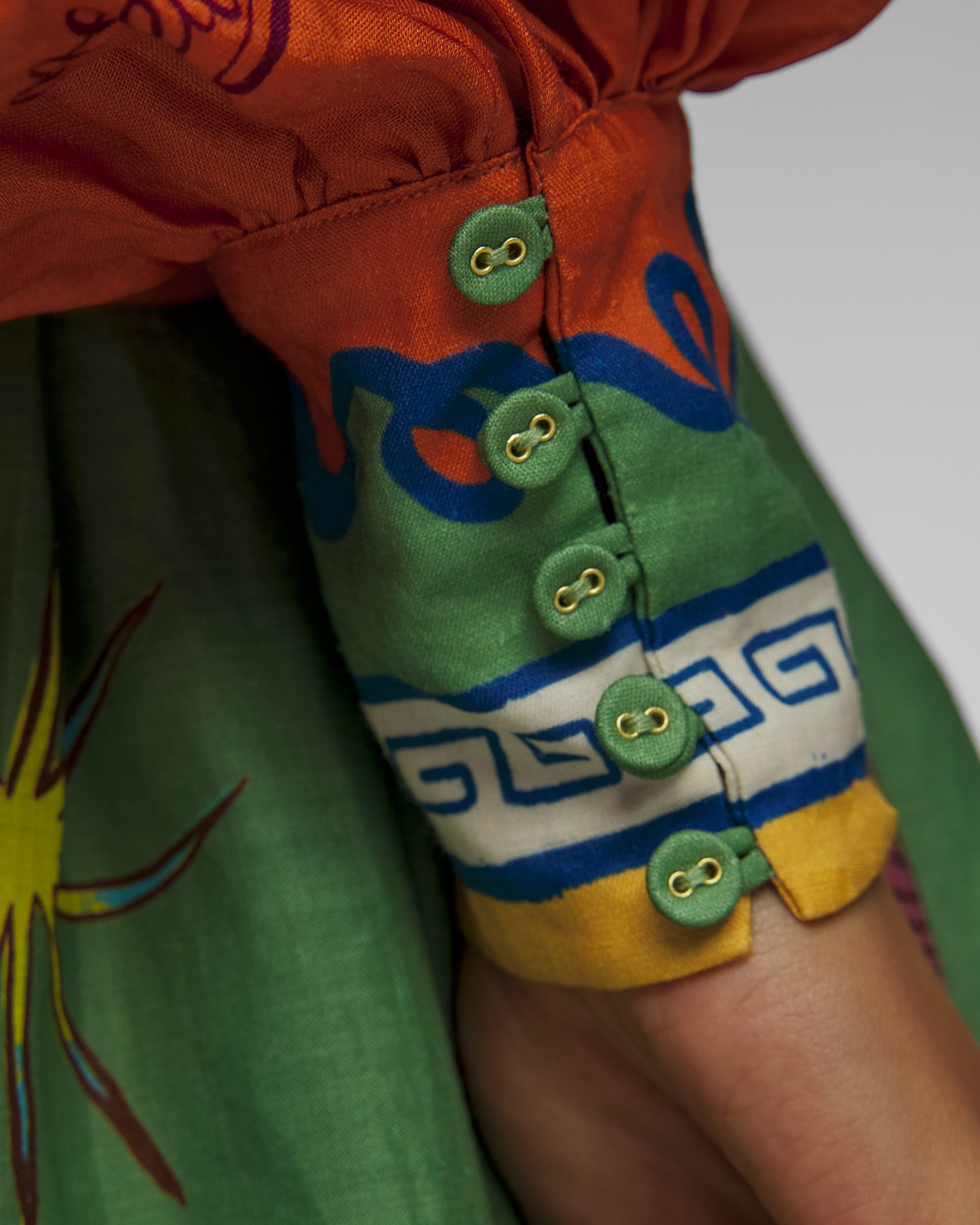 Robe pour femmes Alemais Surrealist Summer Ramie Shirtdress