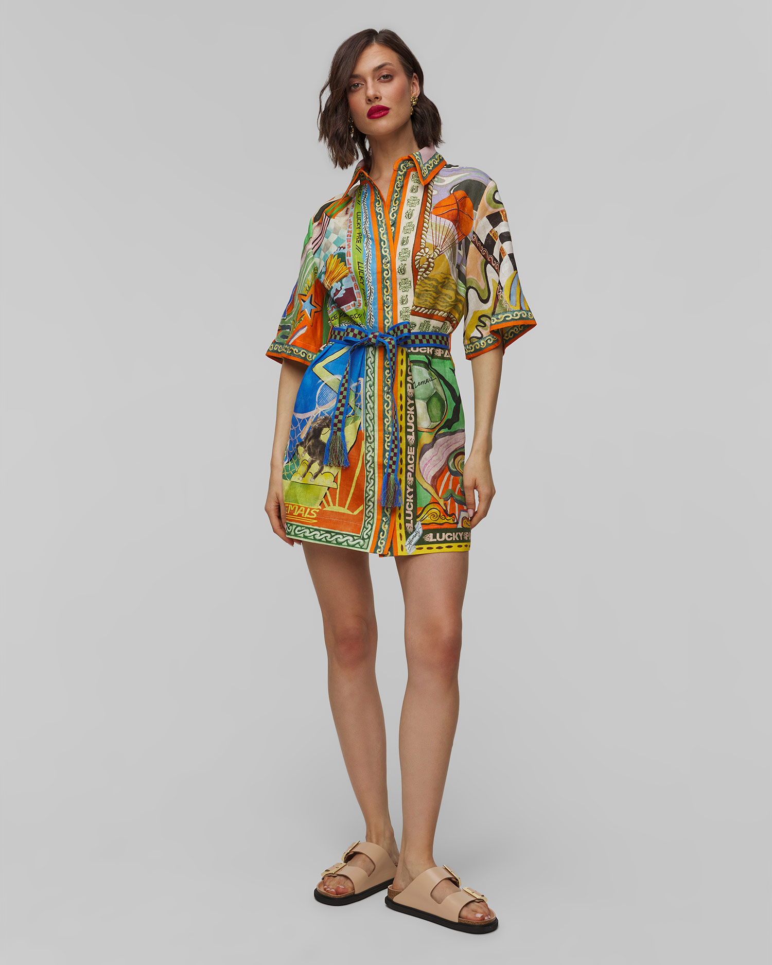 Robe en lin pour femmes Alemais Lucky Pace