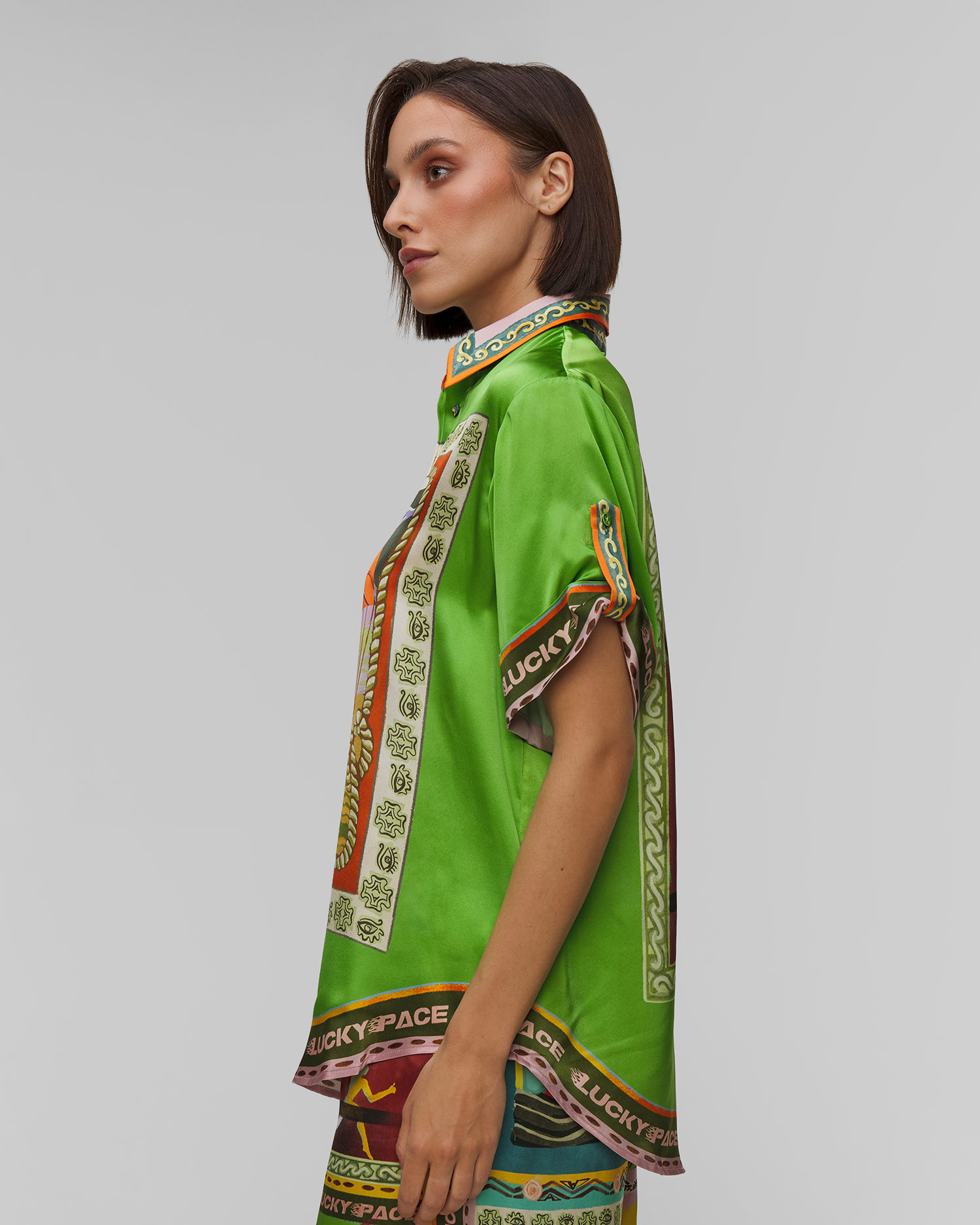 Dámska hodvábna košeľa Alemais Lucky Pace