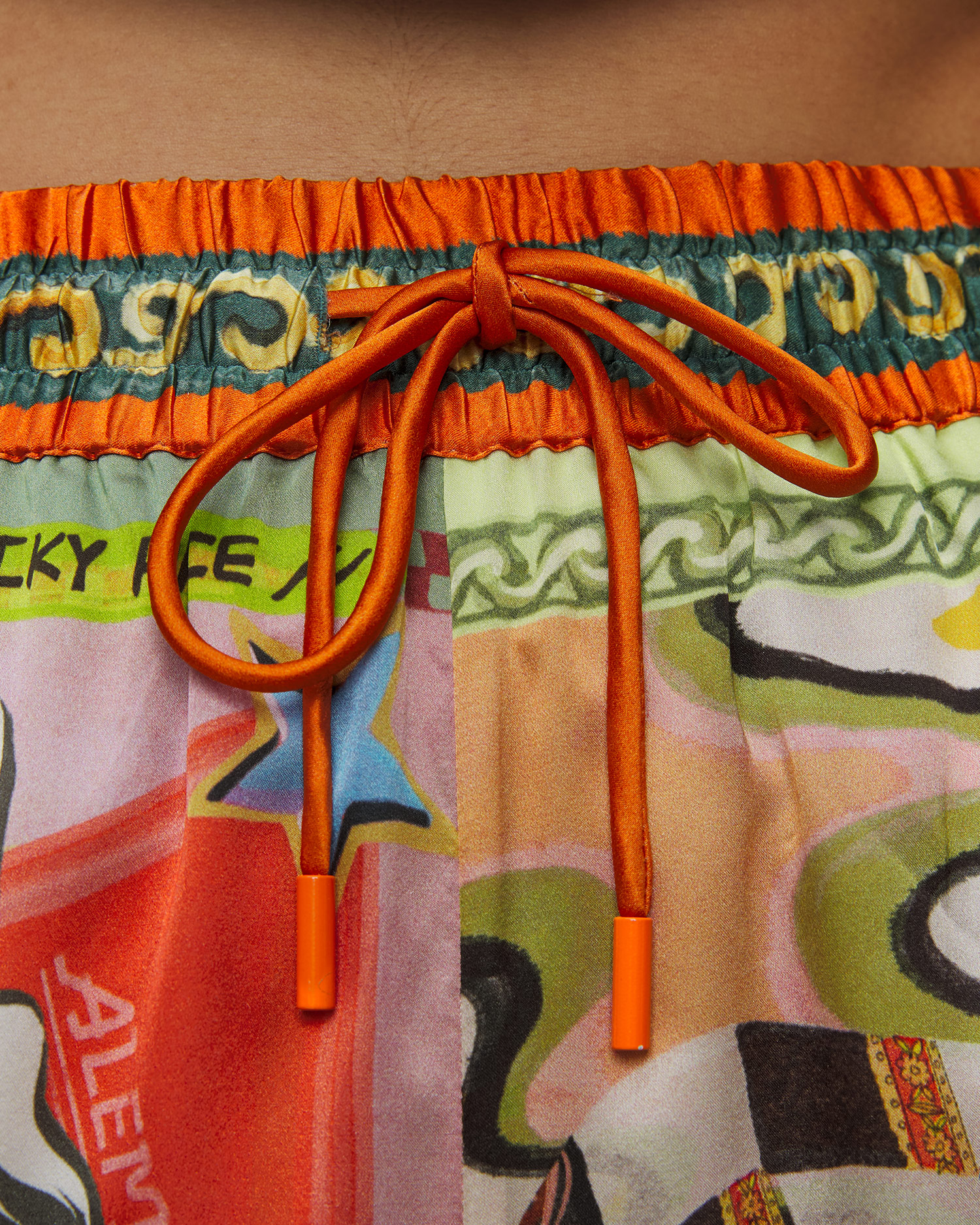 Dámske hodvábne nohavice Alemais Lucky Pace