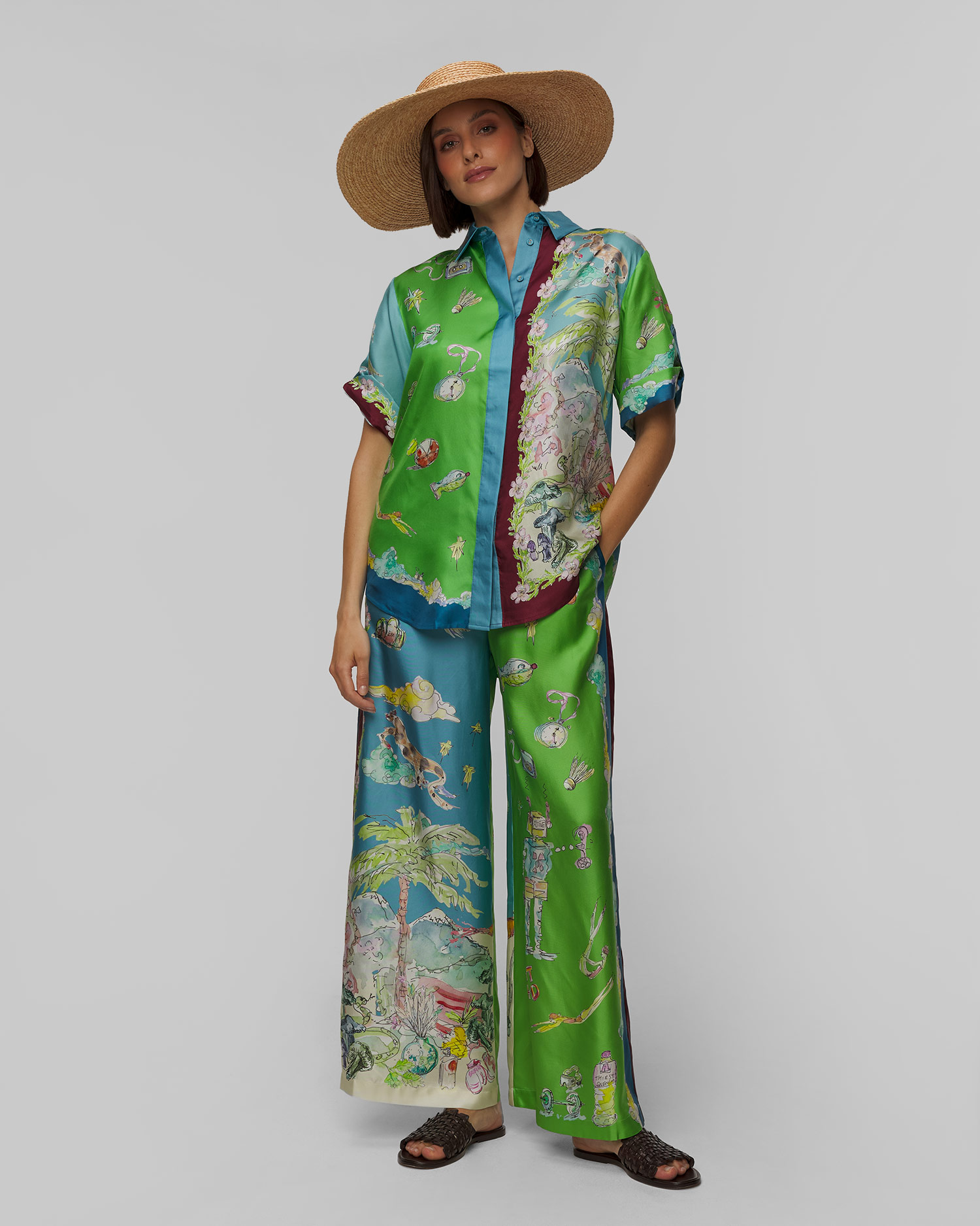 Hodvábna košeľa z limitovanej kolekcie Alemais Daria