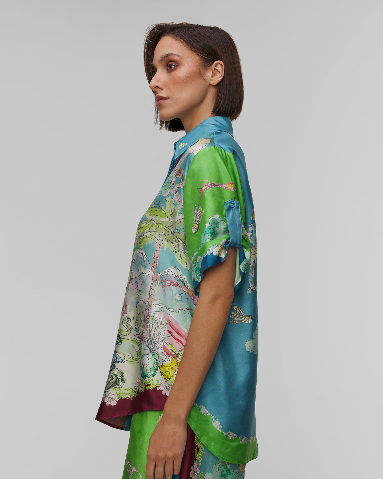 Hodvábna košeľa z limitovanej kolekcie Alemais Daria
