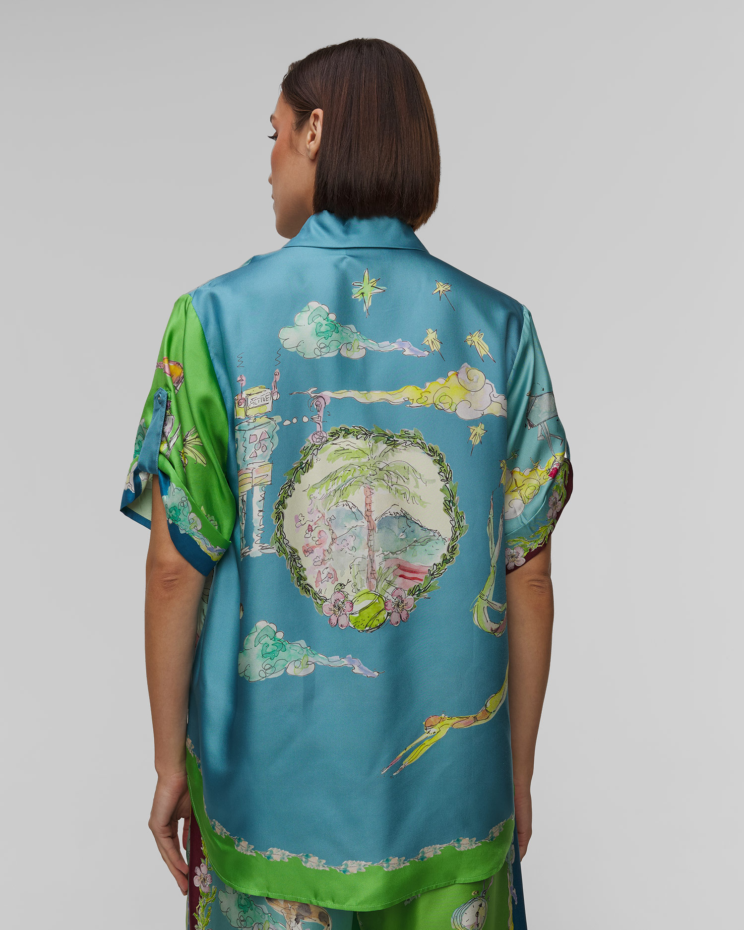 Hodvábna košeľa z limitovanej kolekcie Alemais Daria