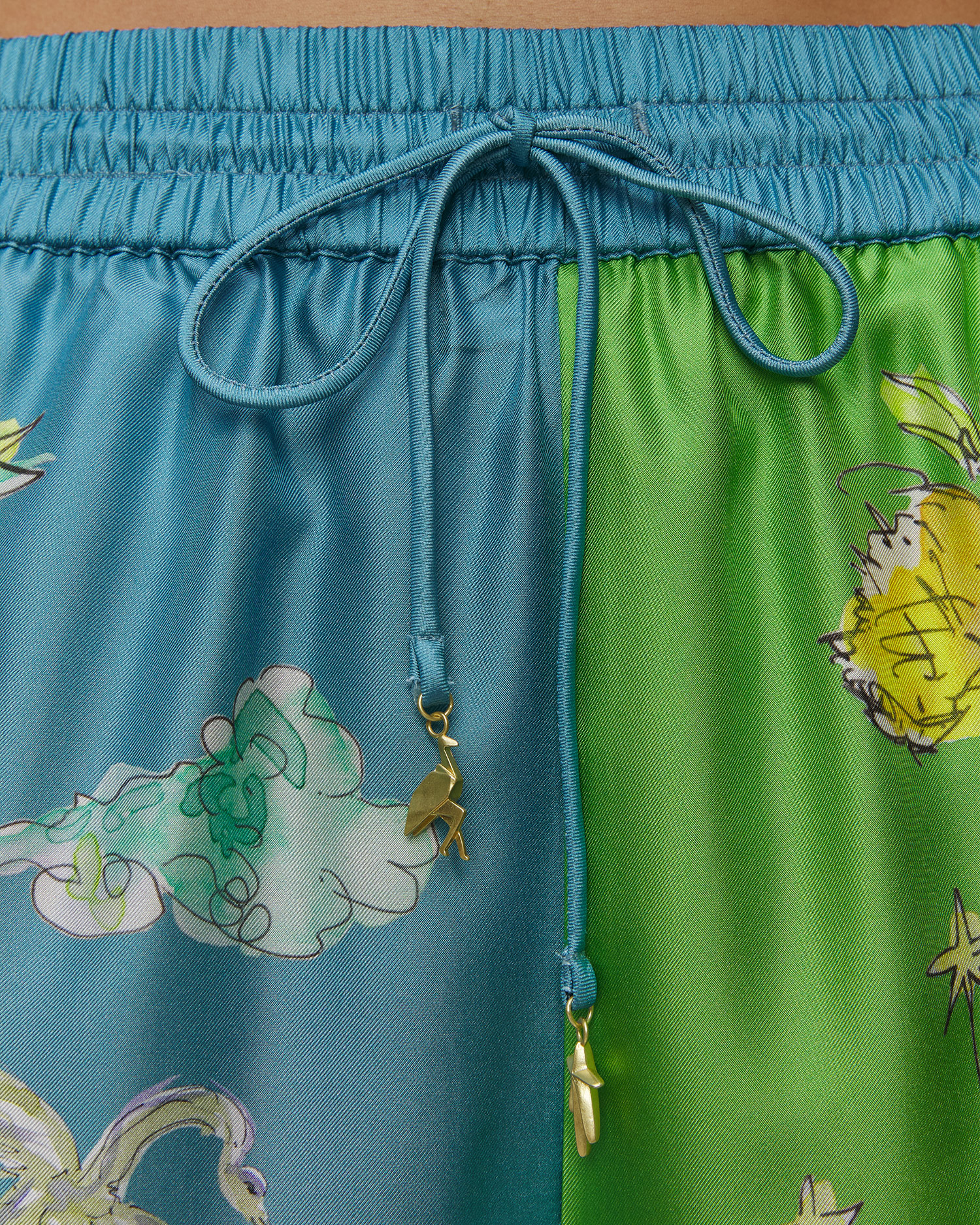 Hodvábne nohavice z limitovanej dámskej kolekcie Alemais Daria