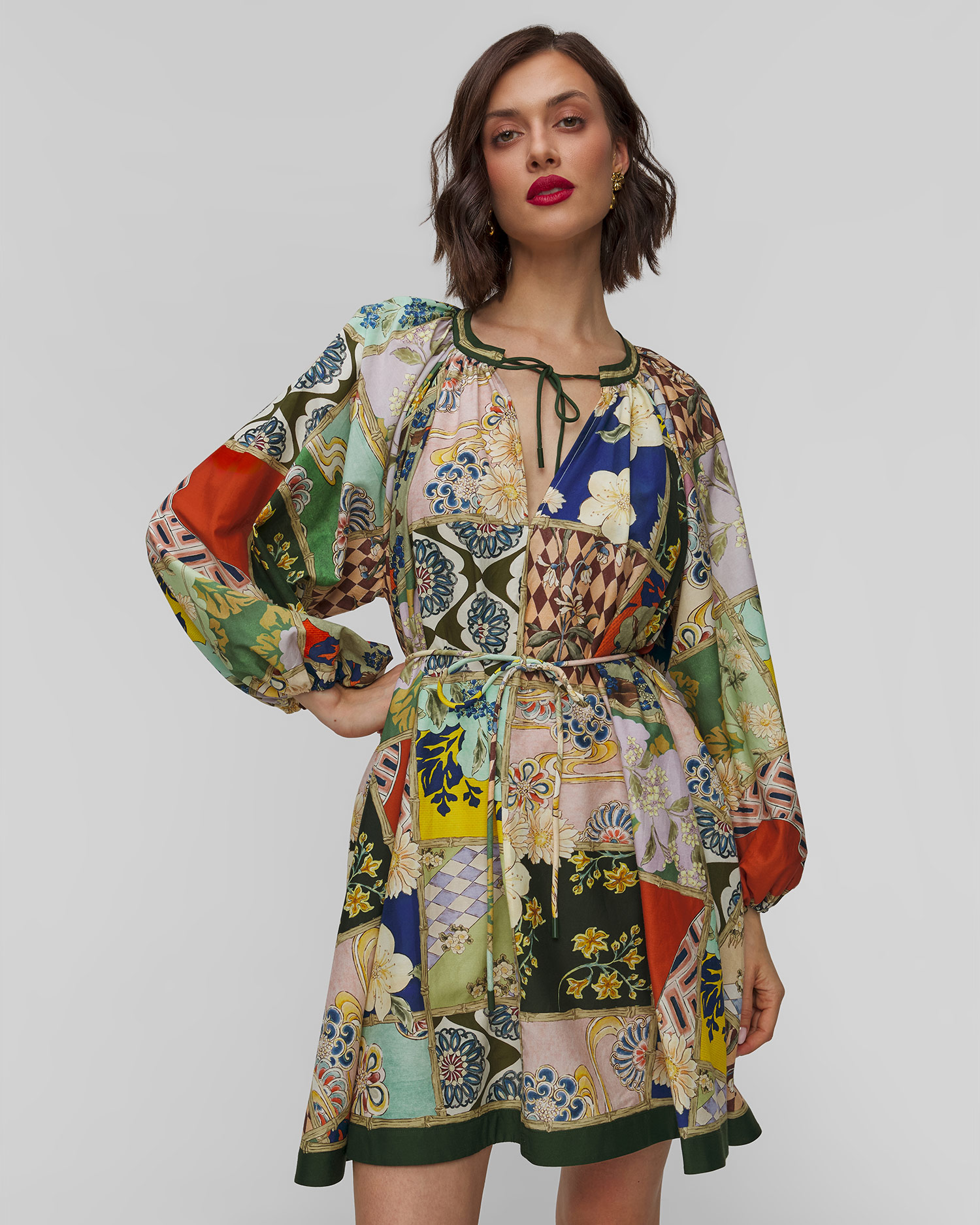 Robe avec soie pour femmes Alemais Bianca