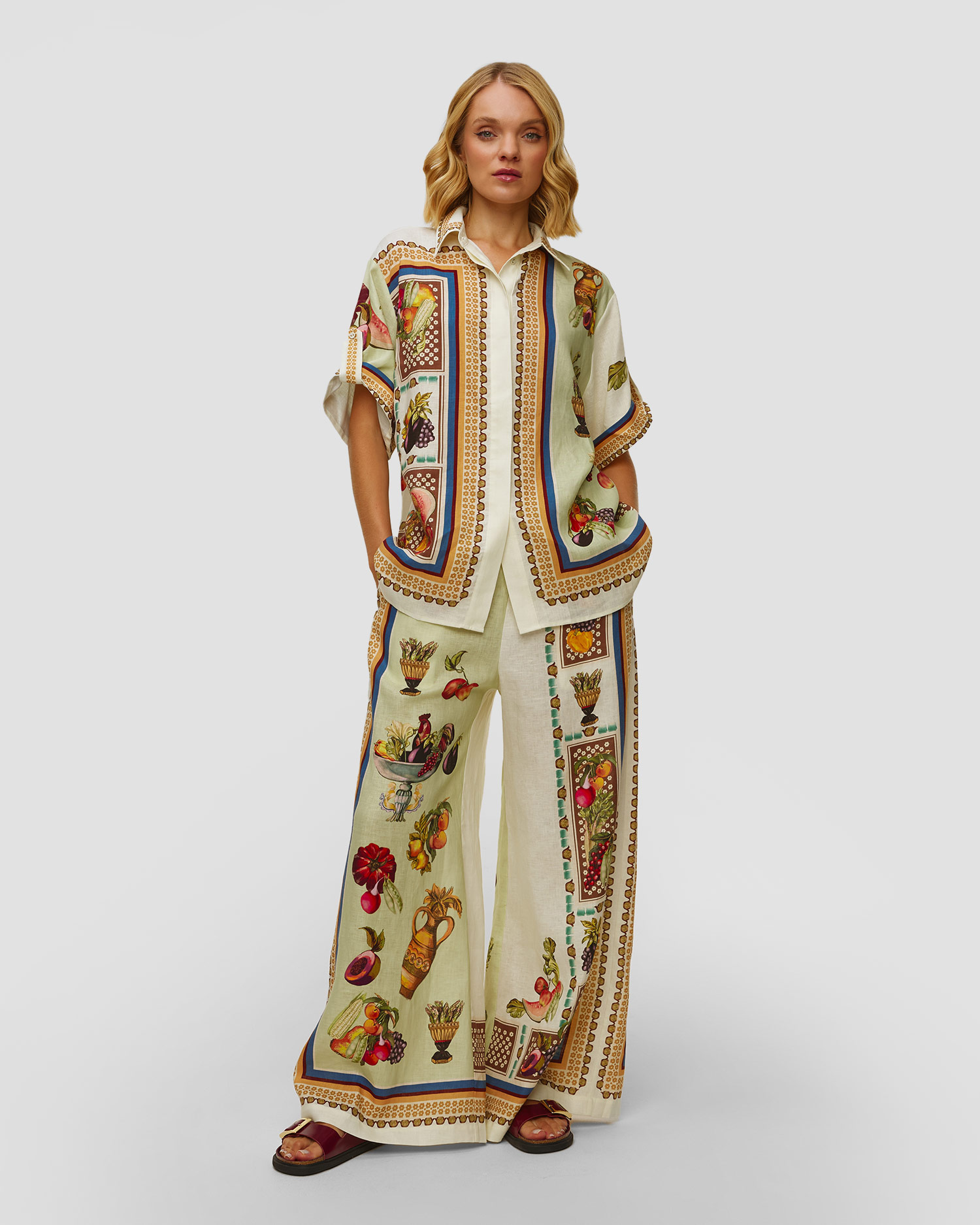 Cămașă din in pentru femei Alemais Mercado