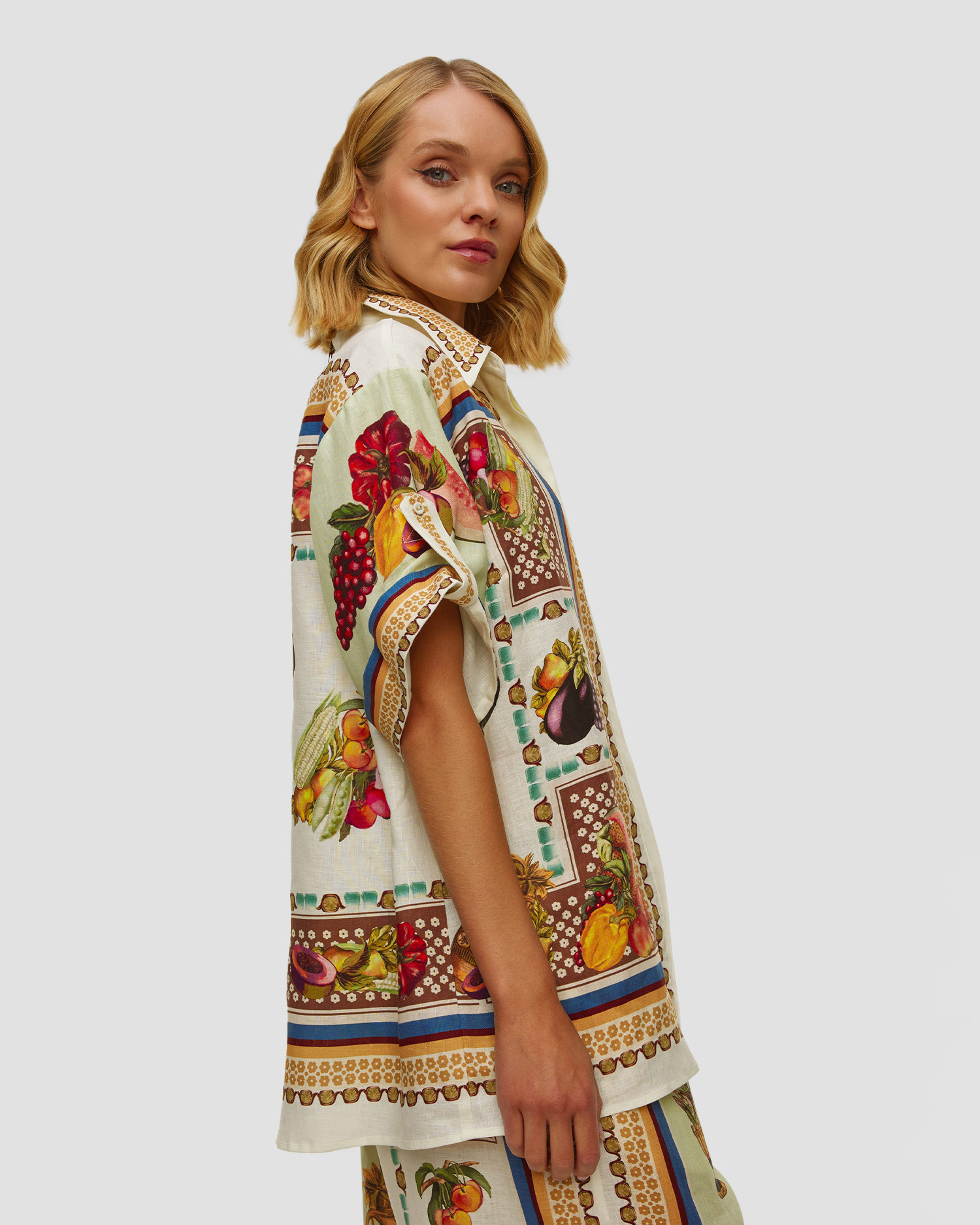 Cămașă din in pentru femei Alemais Mercado