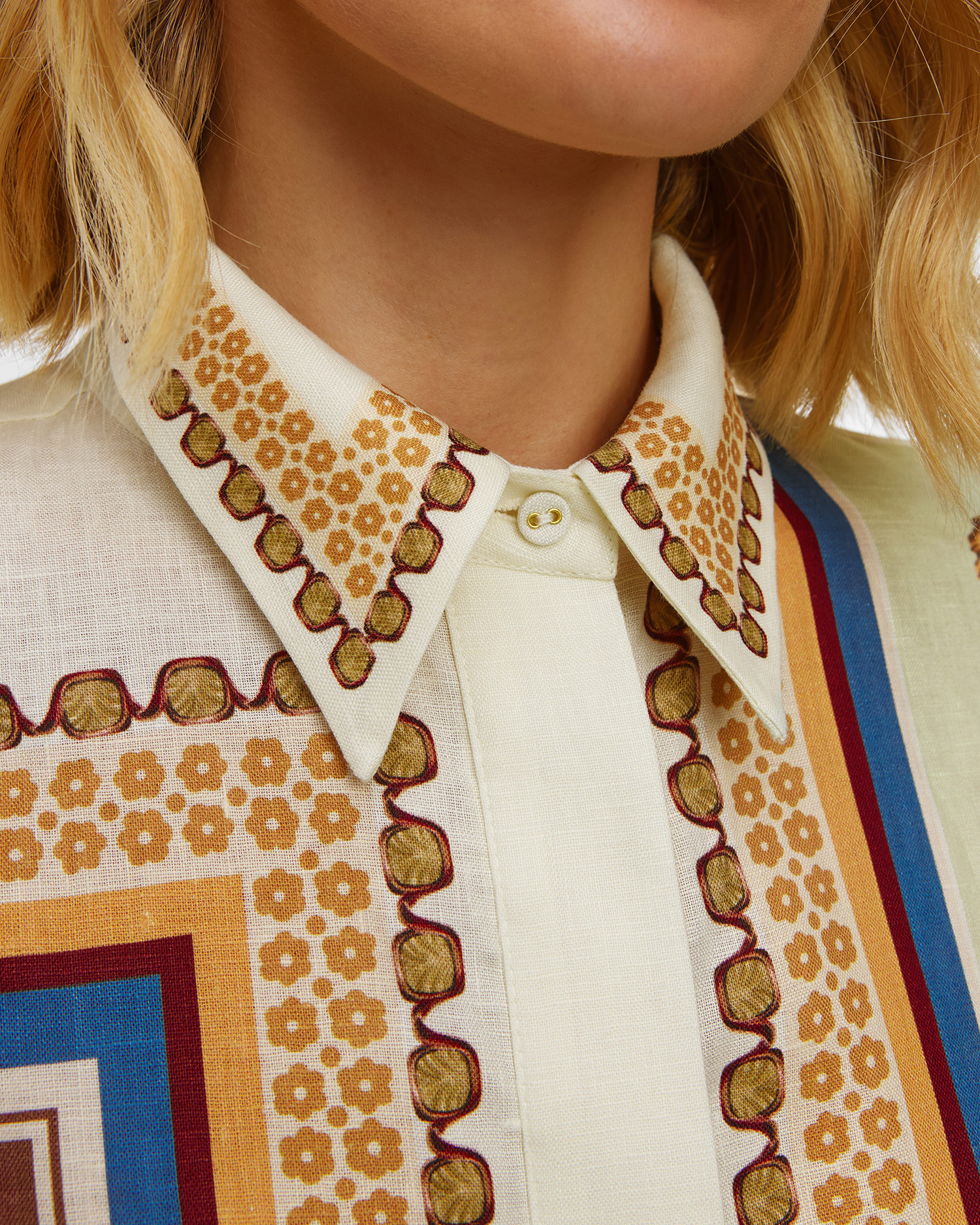 Cămașă din in pentru femei Alemais Mercado